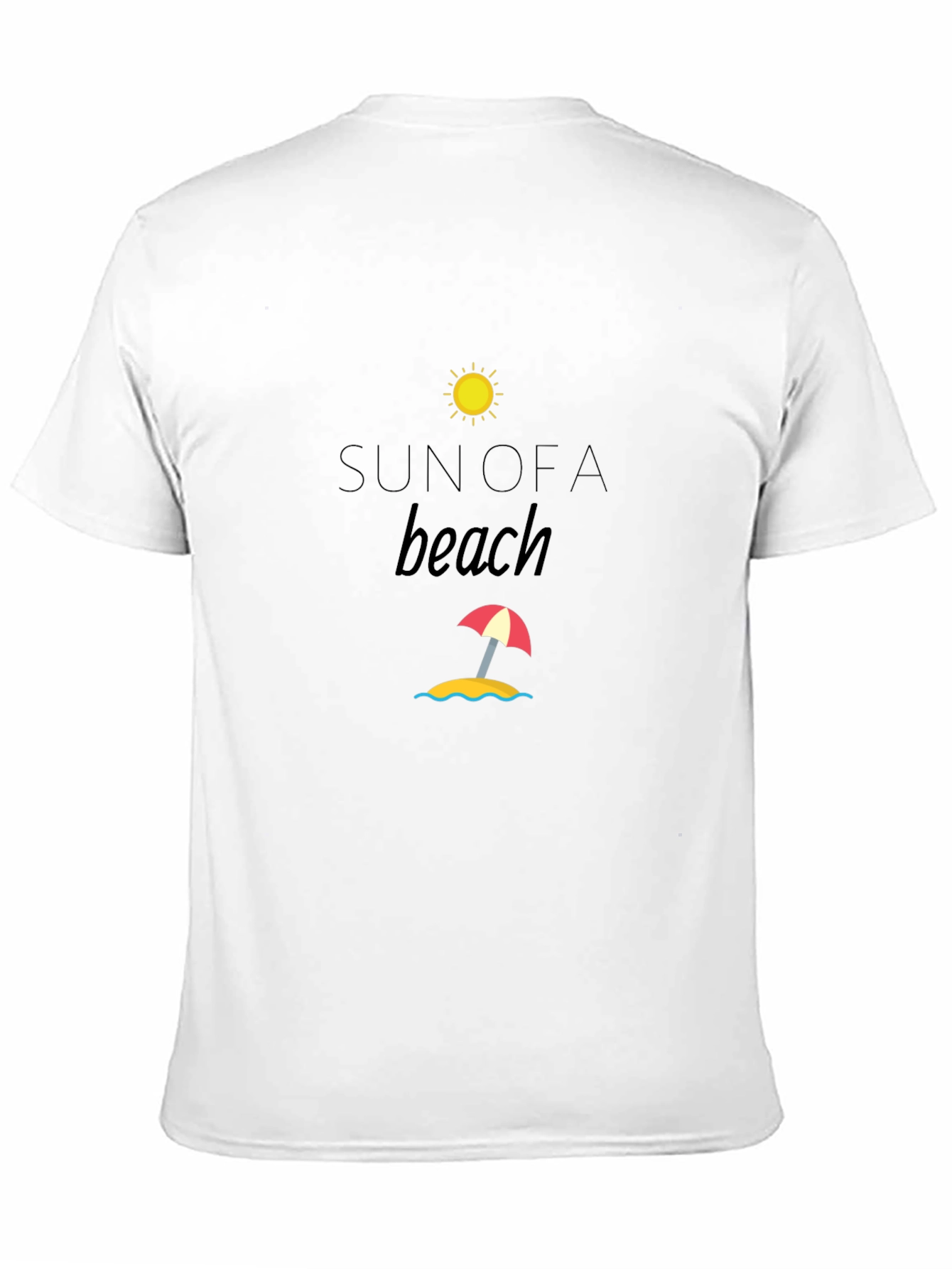 Sun of a Beach Black T-Shirt
