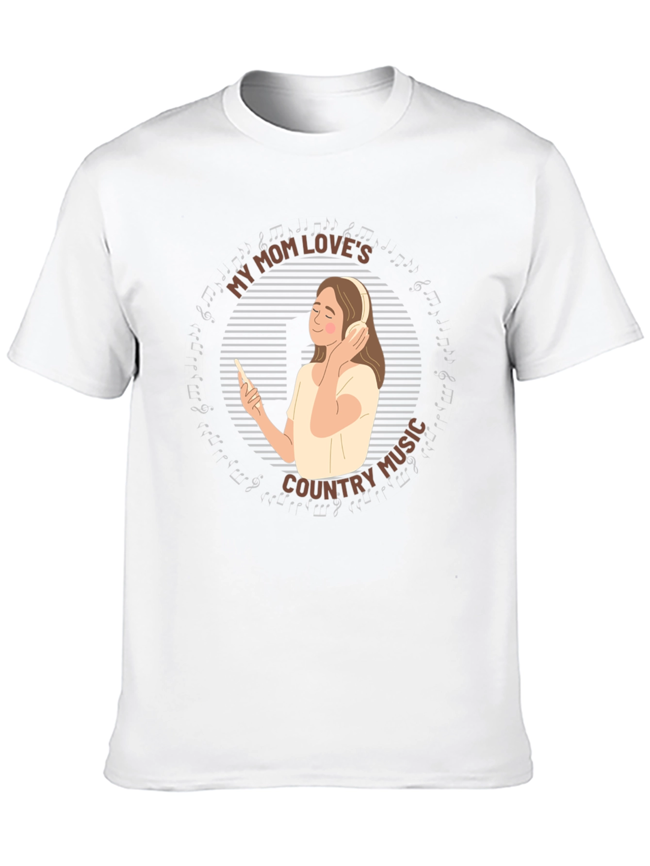 Mom Loves Country Music T-Shirt - Unisex