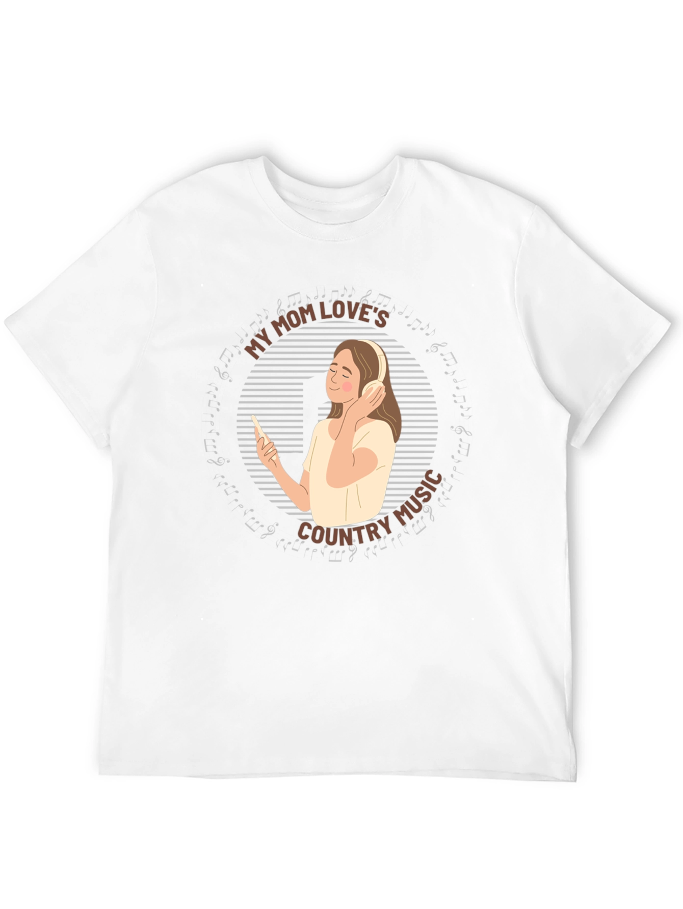 Mom Loves Country Music T-Shirt - Unisex