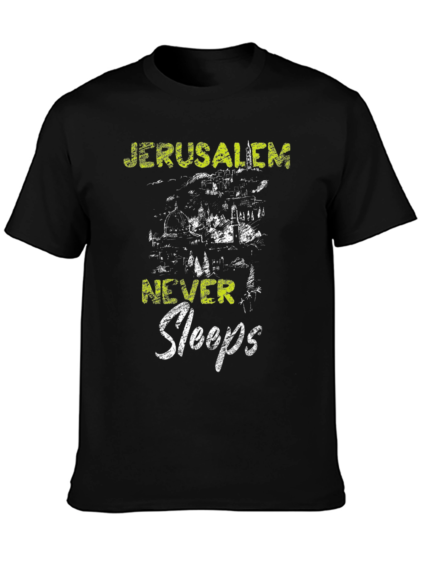 Jerusalem Never Sleeps Graphic T-Shirt