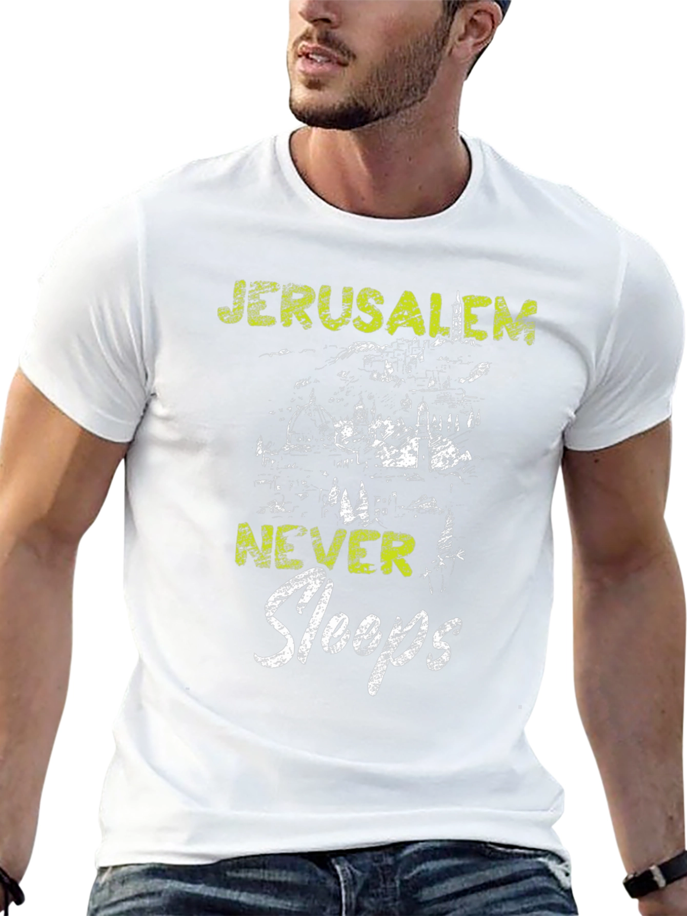 Jerusalem Never Sleeps Graphic T-Shirt