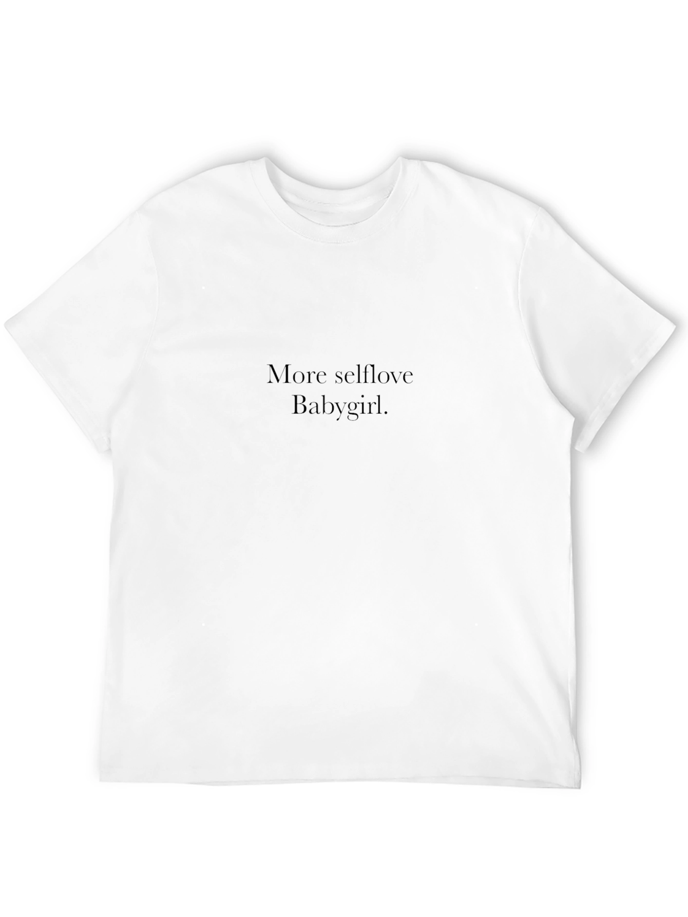 More Selflove Babygirl Black T-Shirt