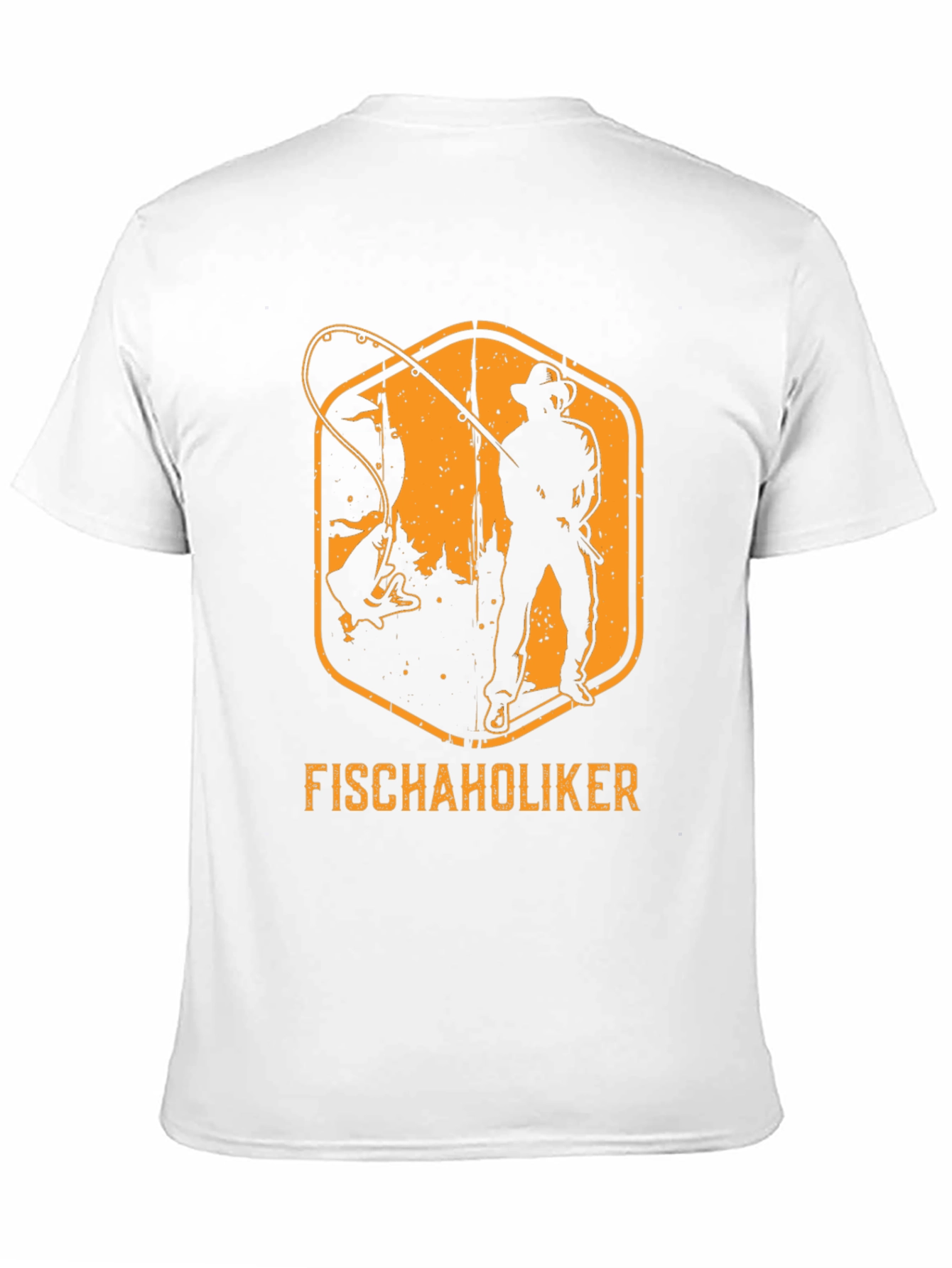 Fischaholiker Fishing T-Shirt - Black Cotton Tee