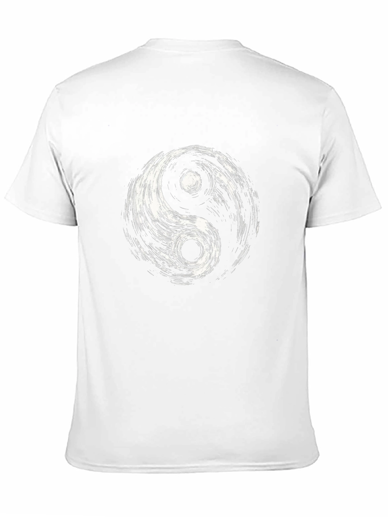 Yin Yang Graphic Tee - Black Cotton Blend