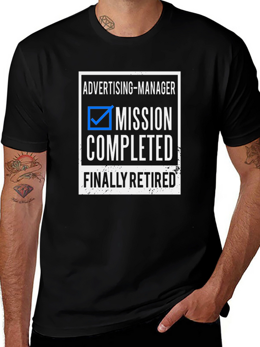 Advertising Manager Retirement T-Shirt