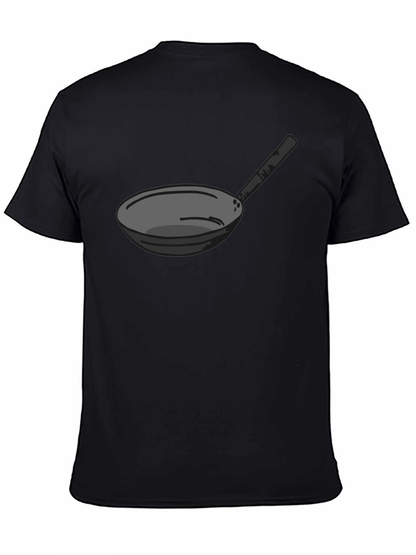 Frying Pan Graphic Tee - Black
