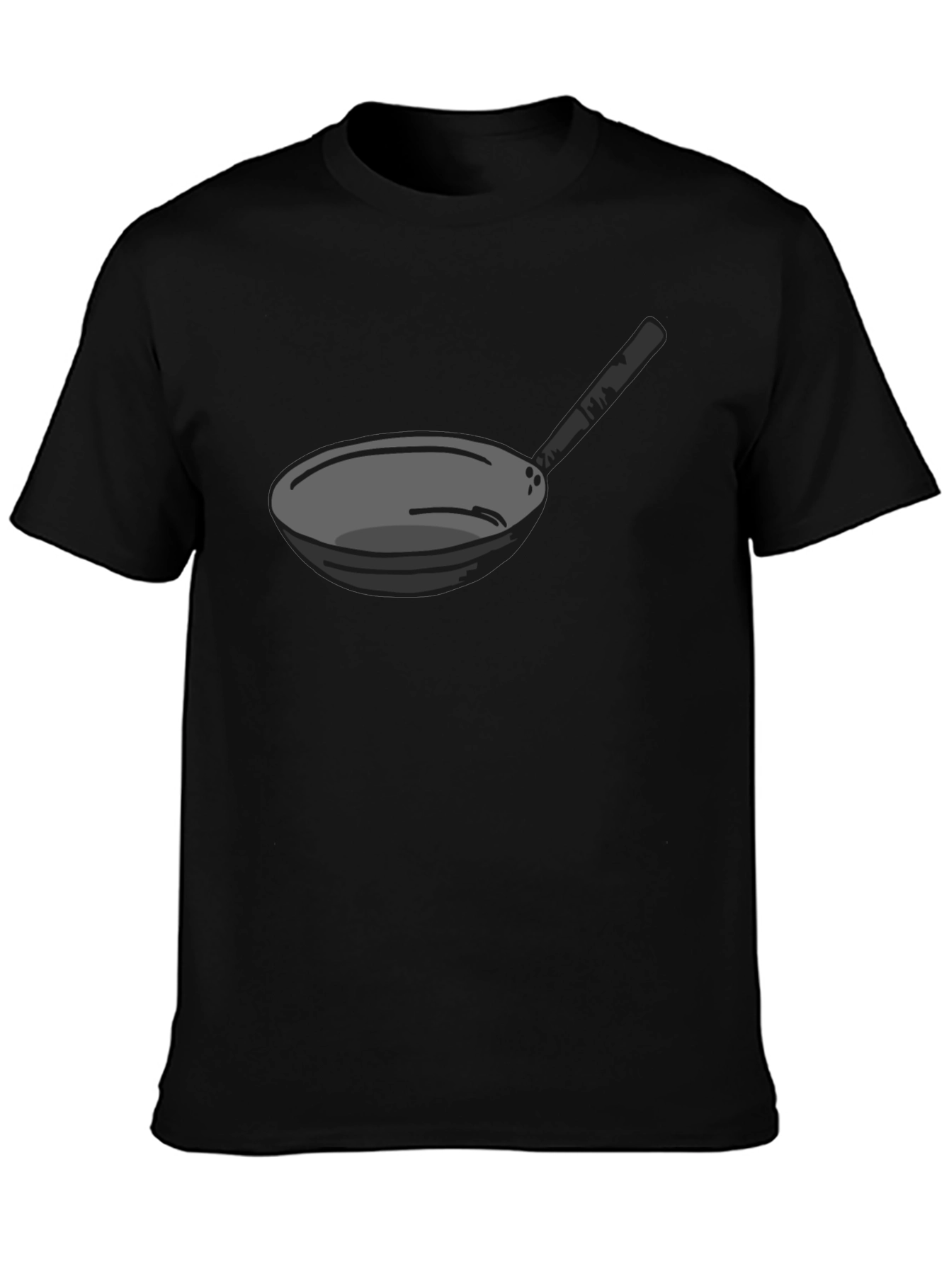 Frying Pan Graphic Tee - Black