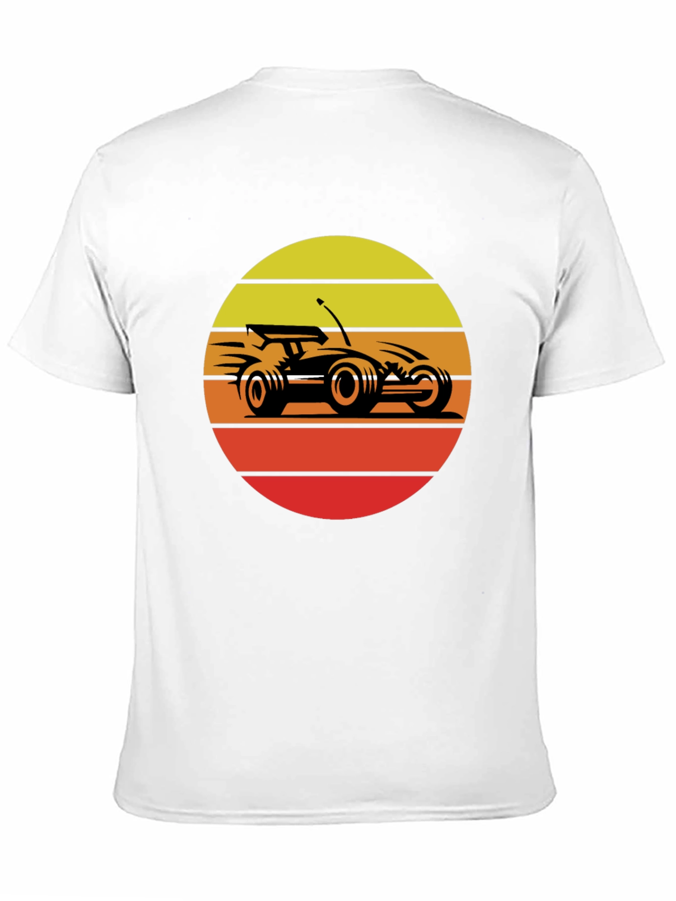 Retro RC Car Sunset Graphic T-Shirt