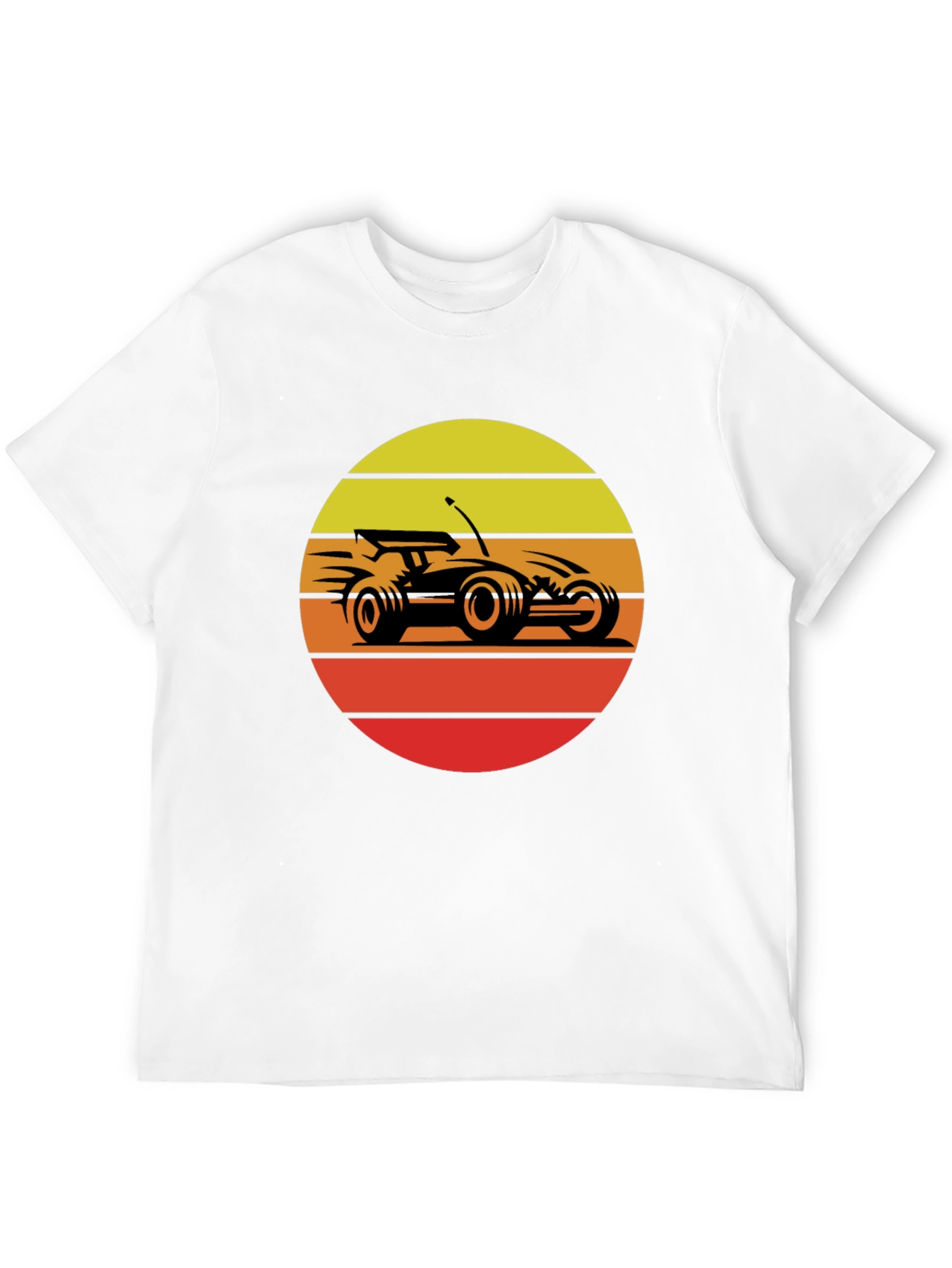 Retro RC Car Sunset Graphic T-Shirt