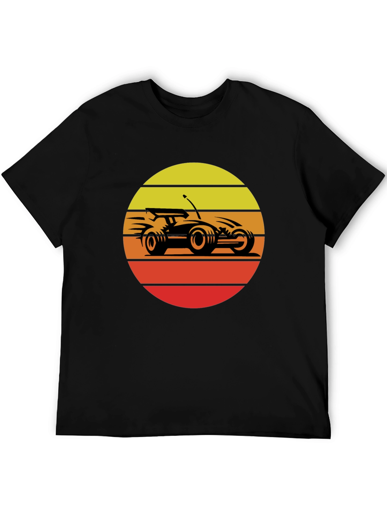 Retro RC Car Sunset Graphic T-Shirt