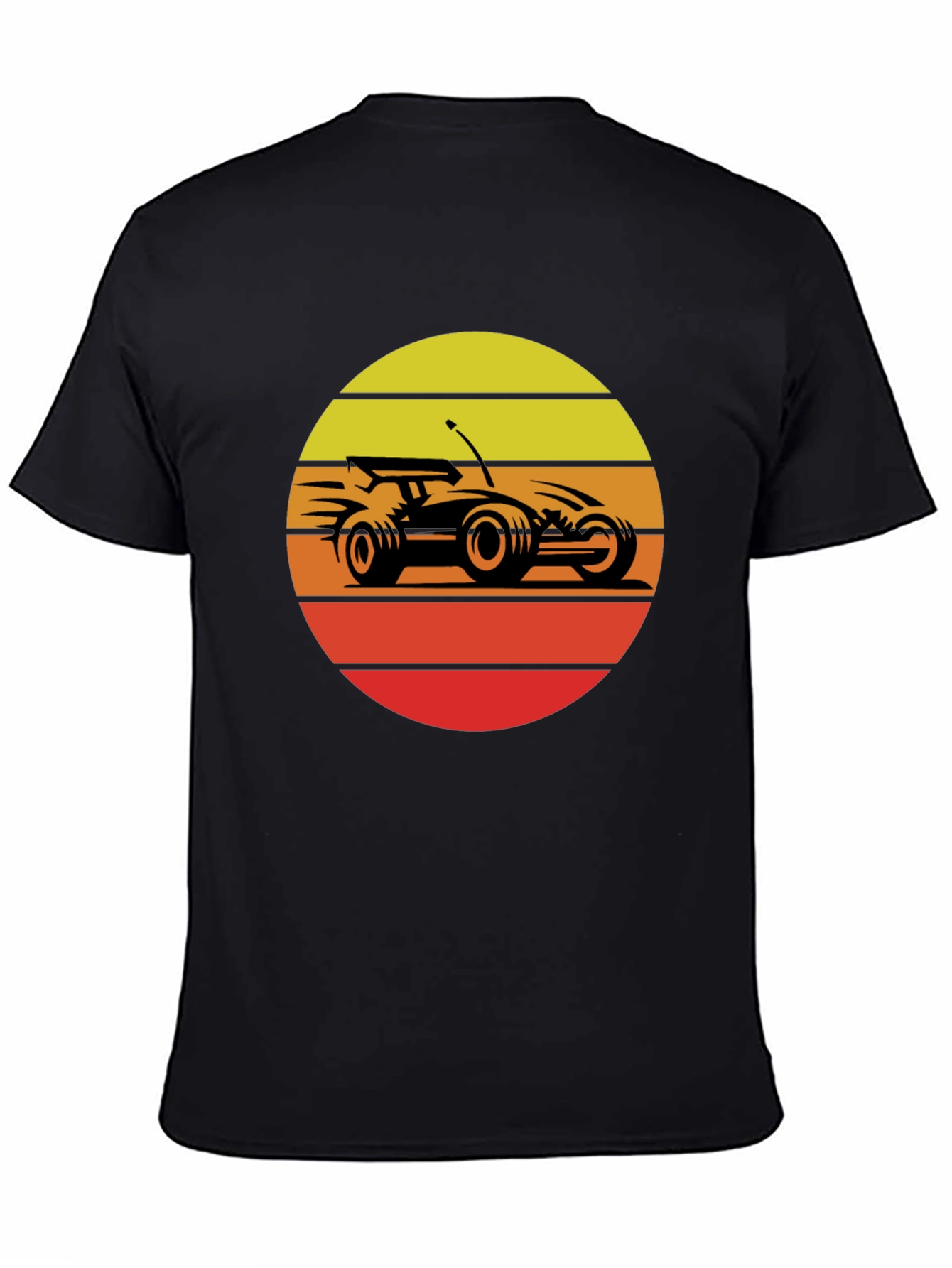 Retro RC Car Sunset Graphic T-Shirt