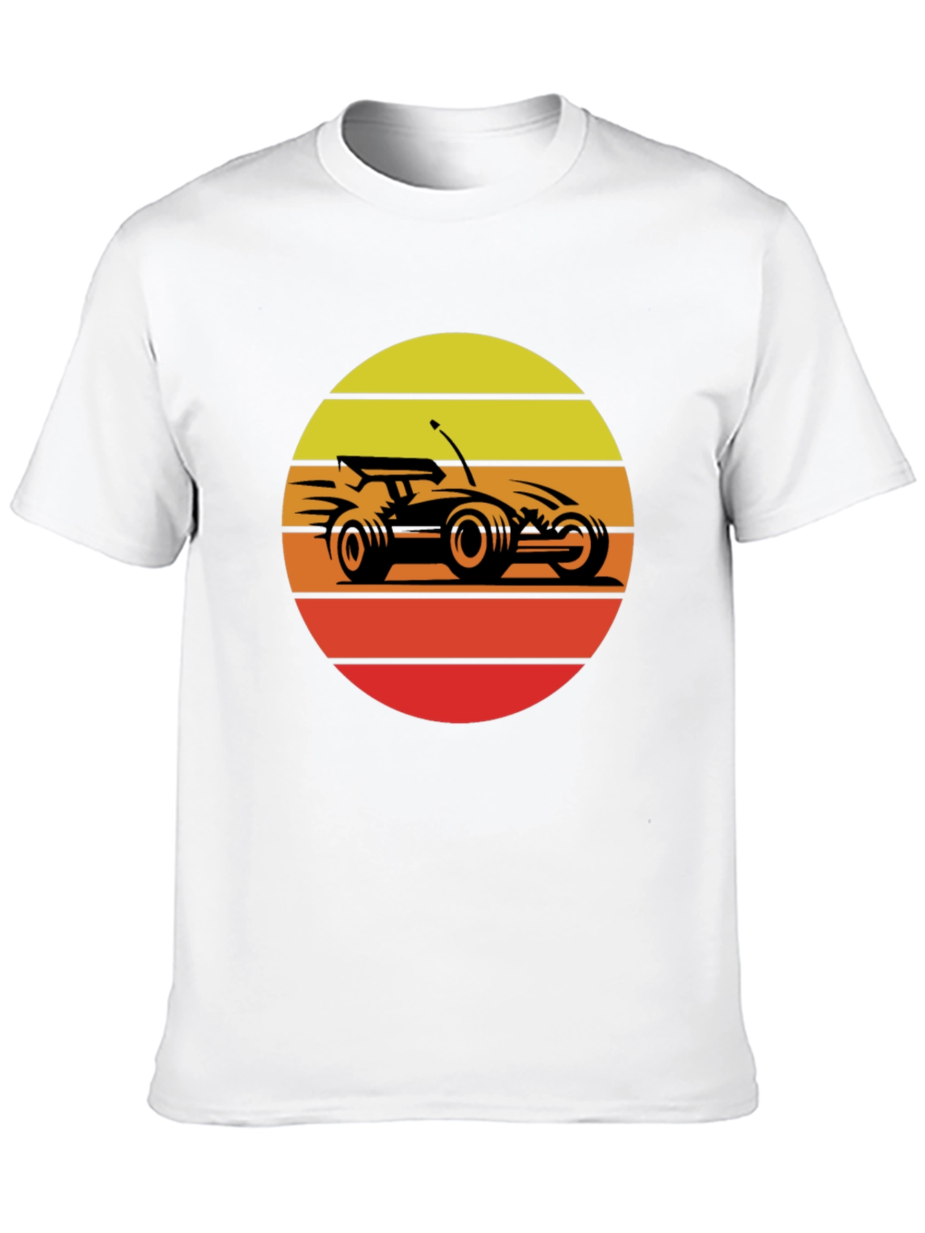 Retro RC Car Sunset Graphic T-Shirt