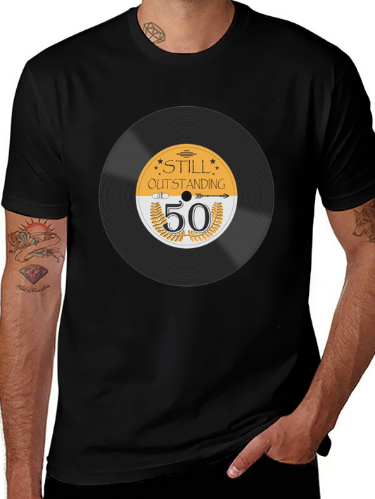 Still Outstanding at 50 Record Graphic T-Shirt