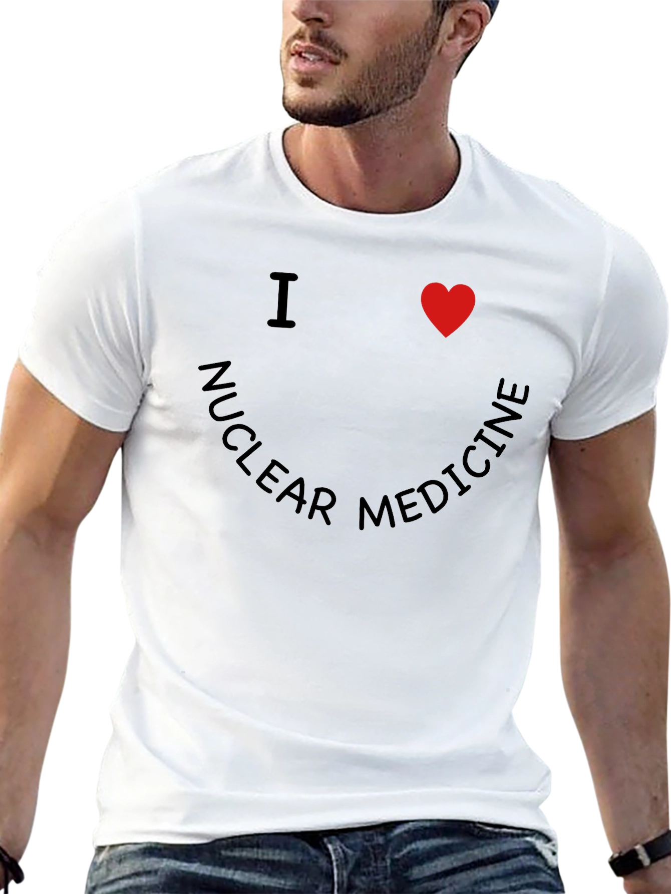 I Heart Nuclear Medicine Black T-Shirt