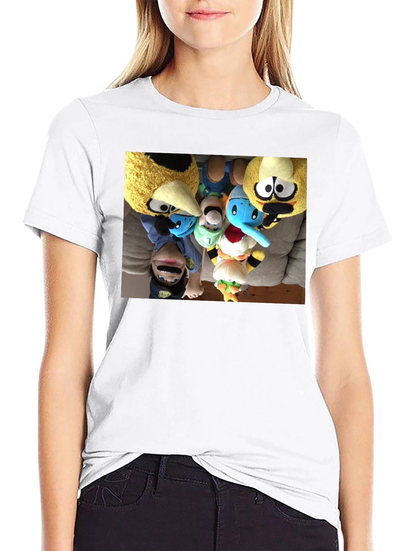 Novelty Plush Character T-Shirt - Fun & Unique Design