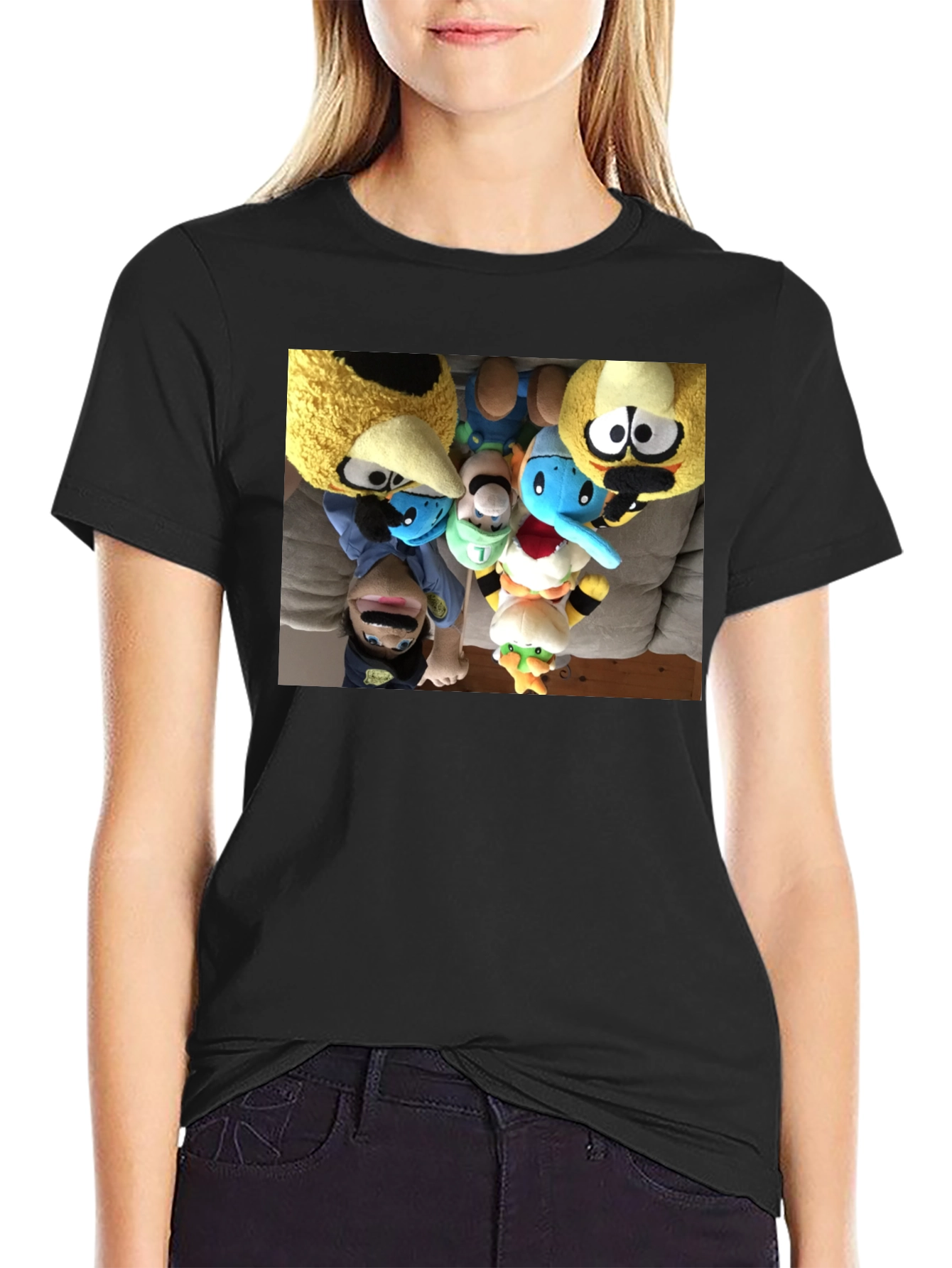 Novelty Plush Character T-Shirt - Fun & Unique Design