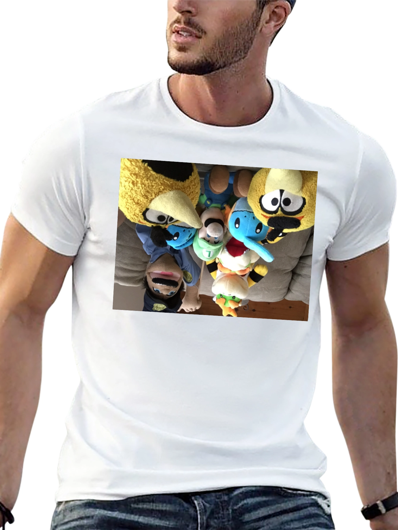 Novelty Plush Character T-Shirt - Fun & Unique Design