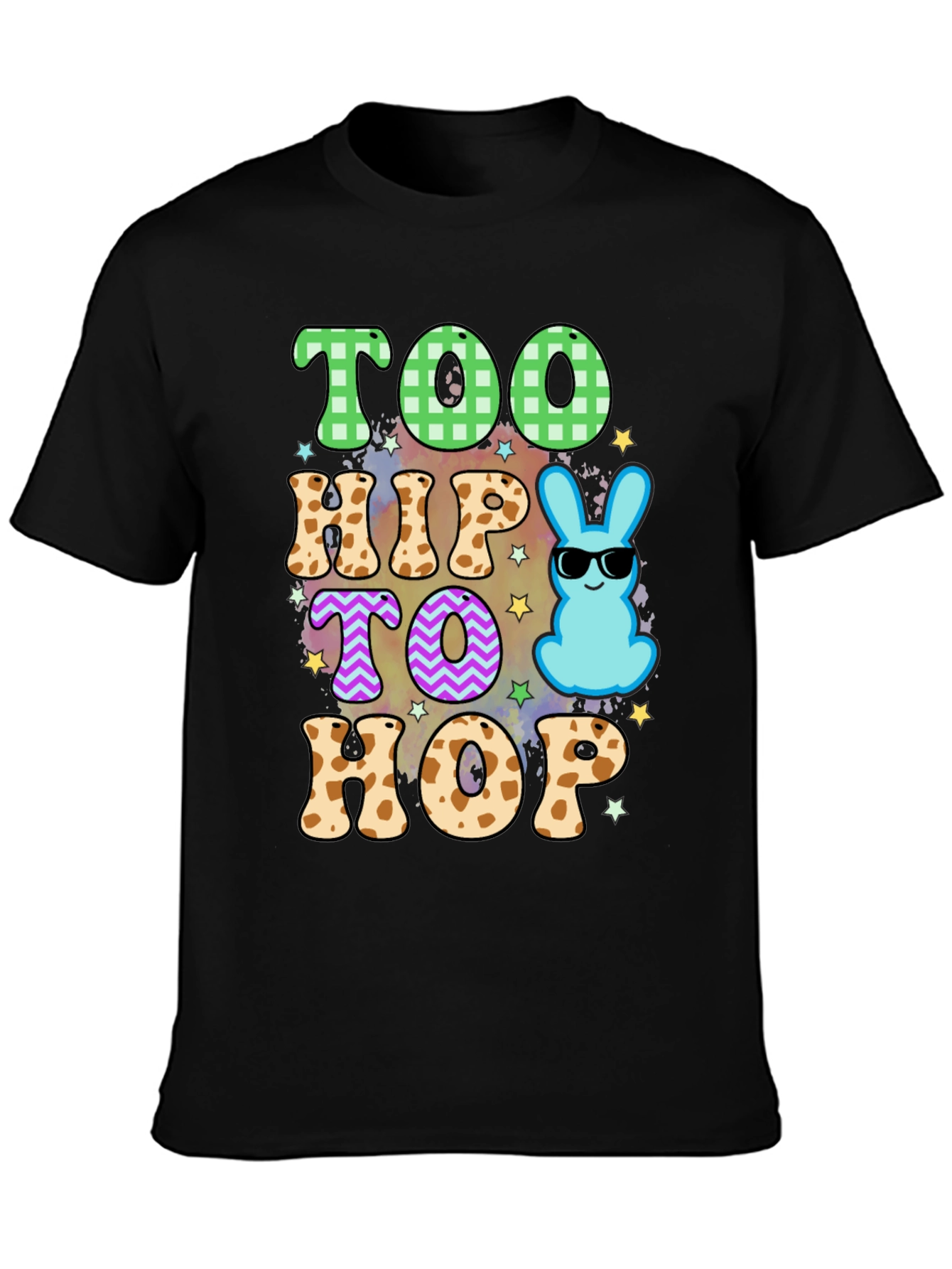 Too Hip to Hop Easter Graphic Tee