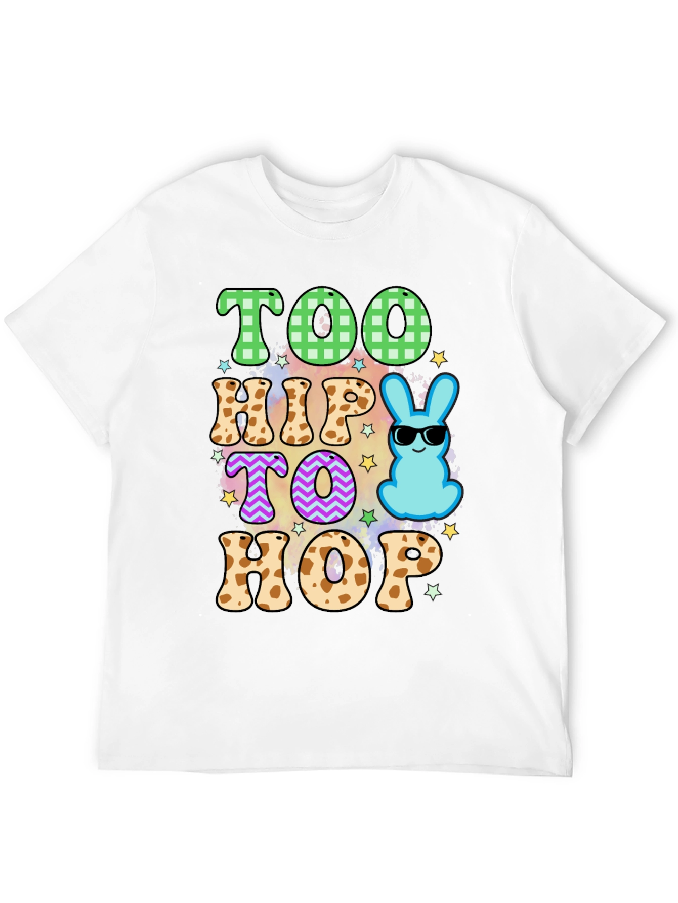 Too Hip to Hop Easter Graphic Tee
