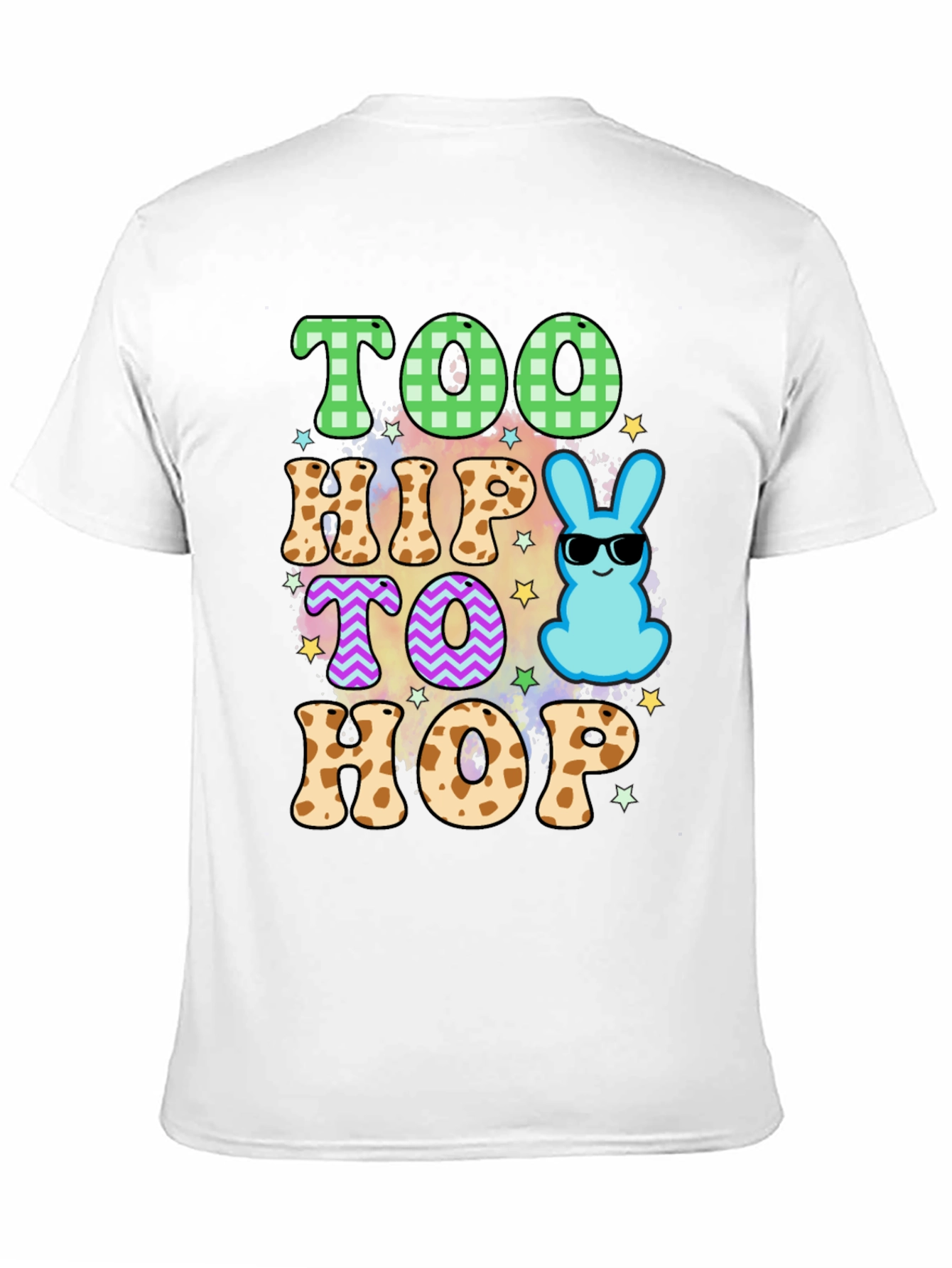 Too Hip to Hop Easter Graphic Tee