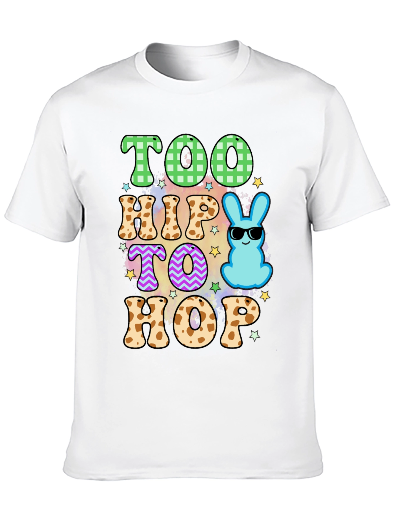 Too Hip to Hop Easter Graphic Tee