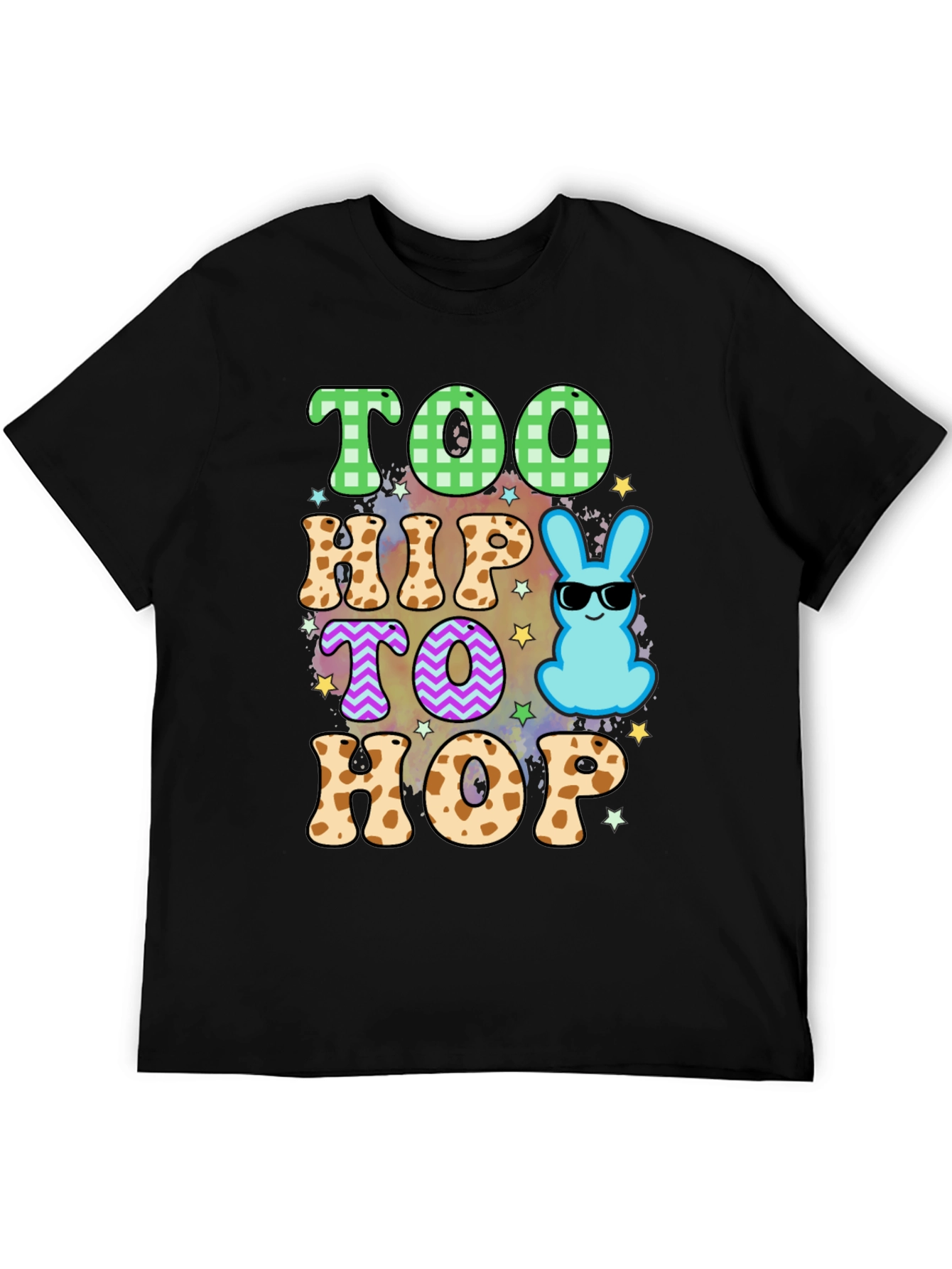 Too Hip to Hop Easter Graphic Tee