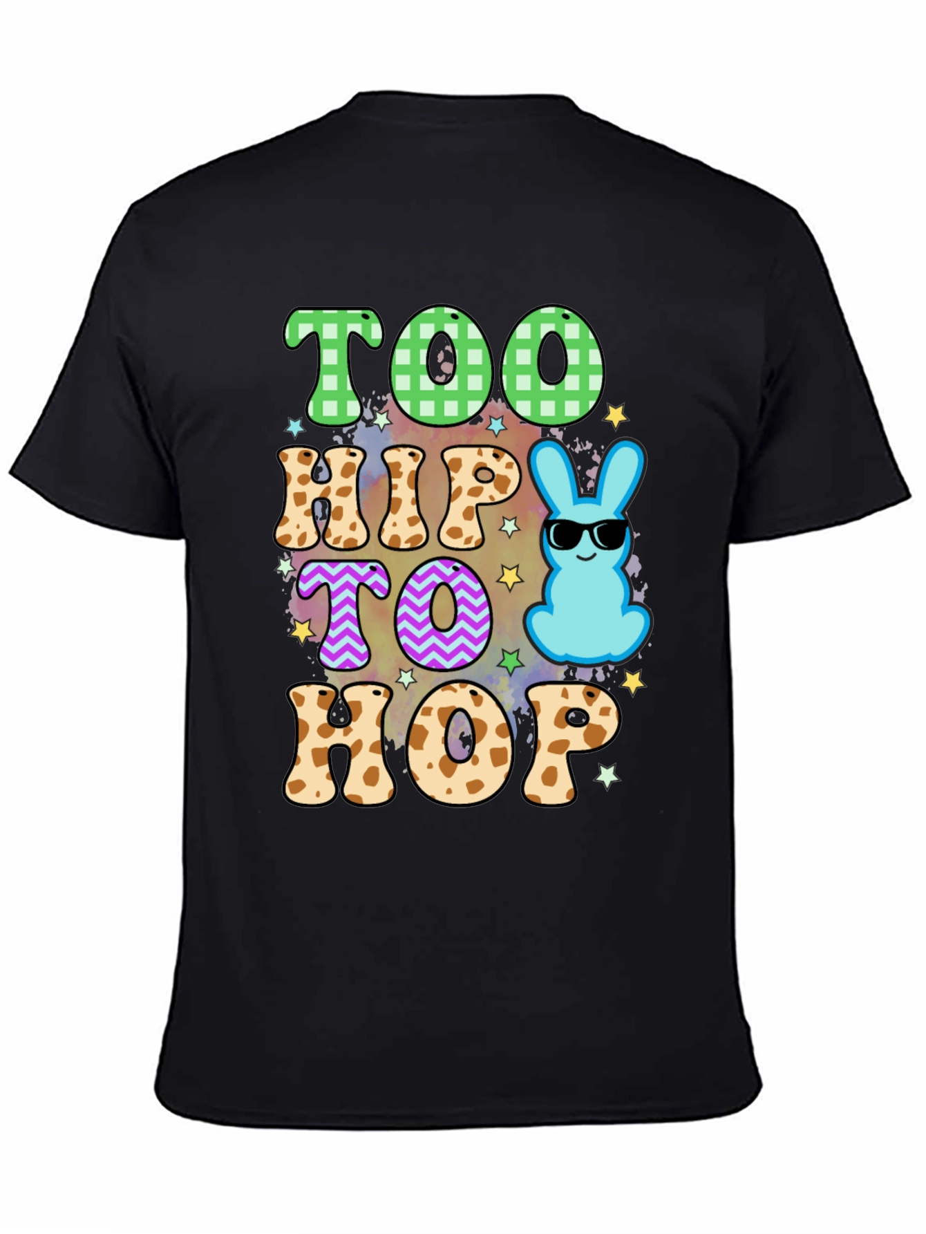 Too Hip to Hop Easter Graphic Tee