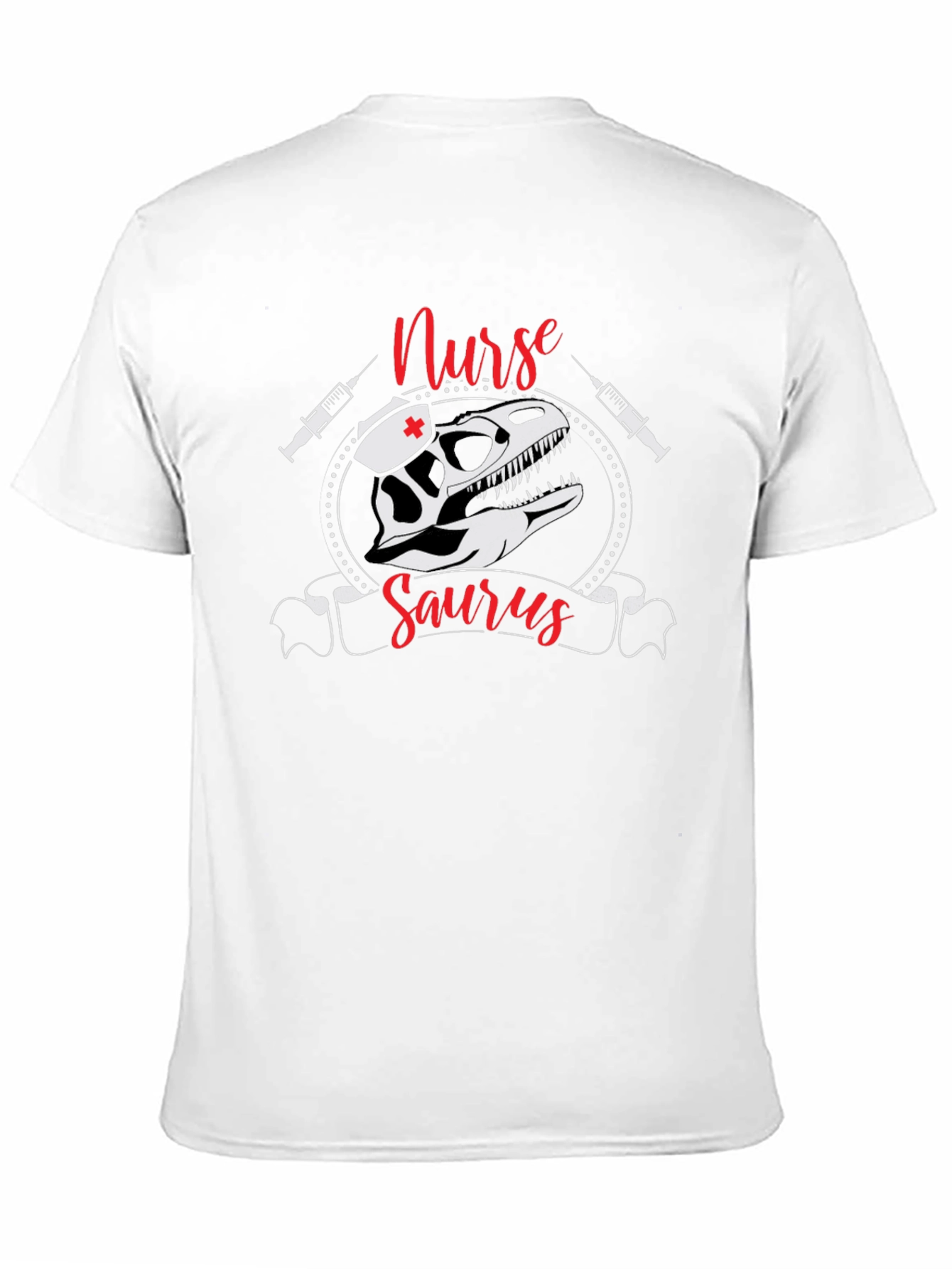 Nurse Saurus Black T-Shirt