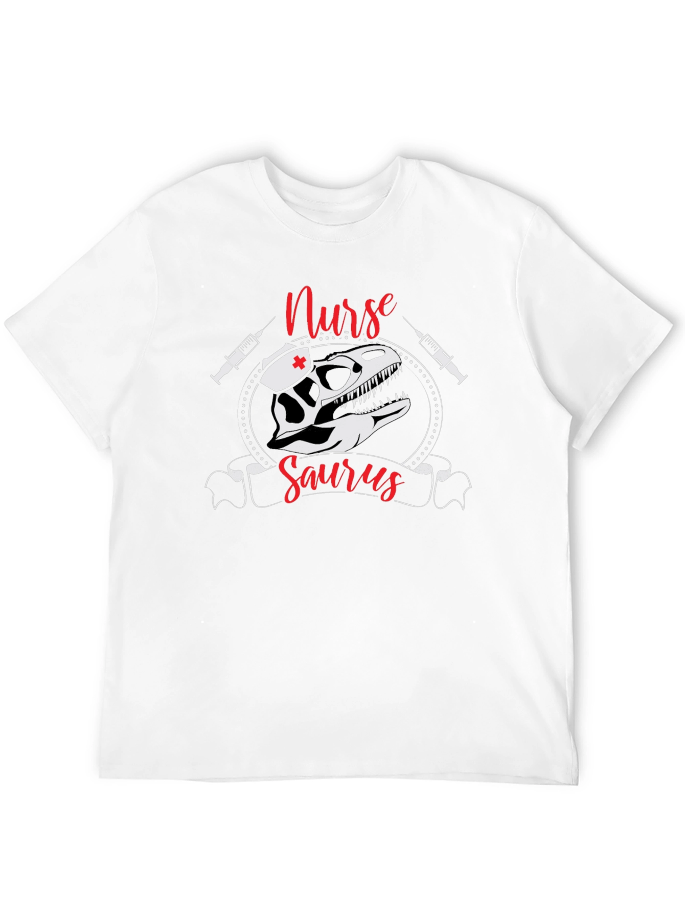 Nurse Saurus Black T-Shirt