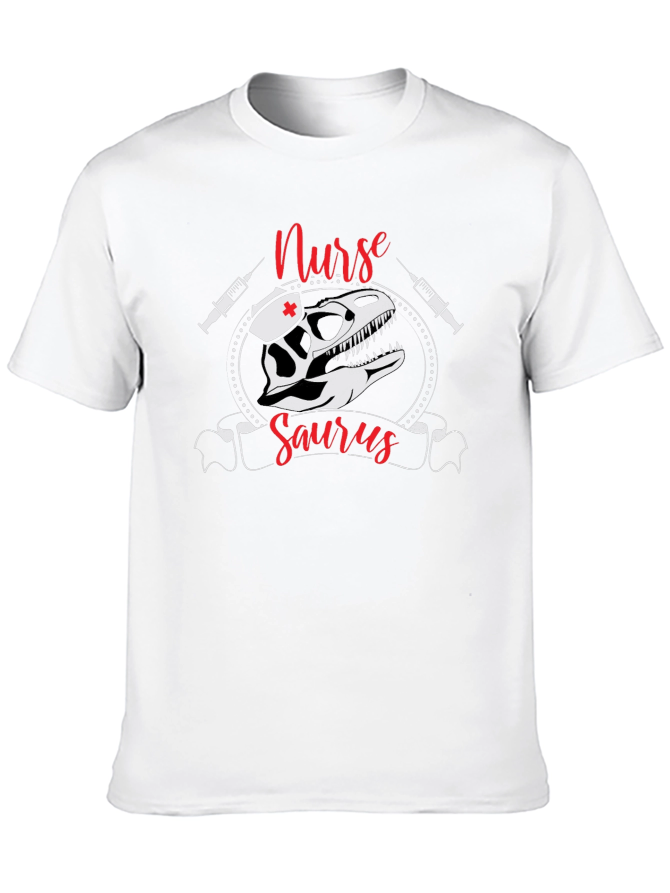 Nurse Saurus Black T-Shirt