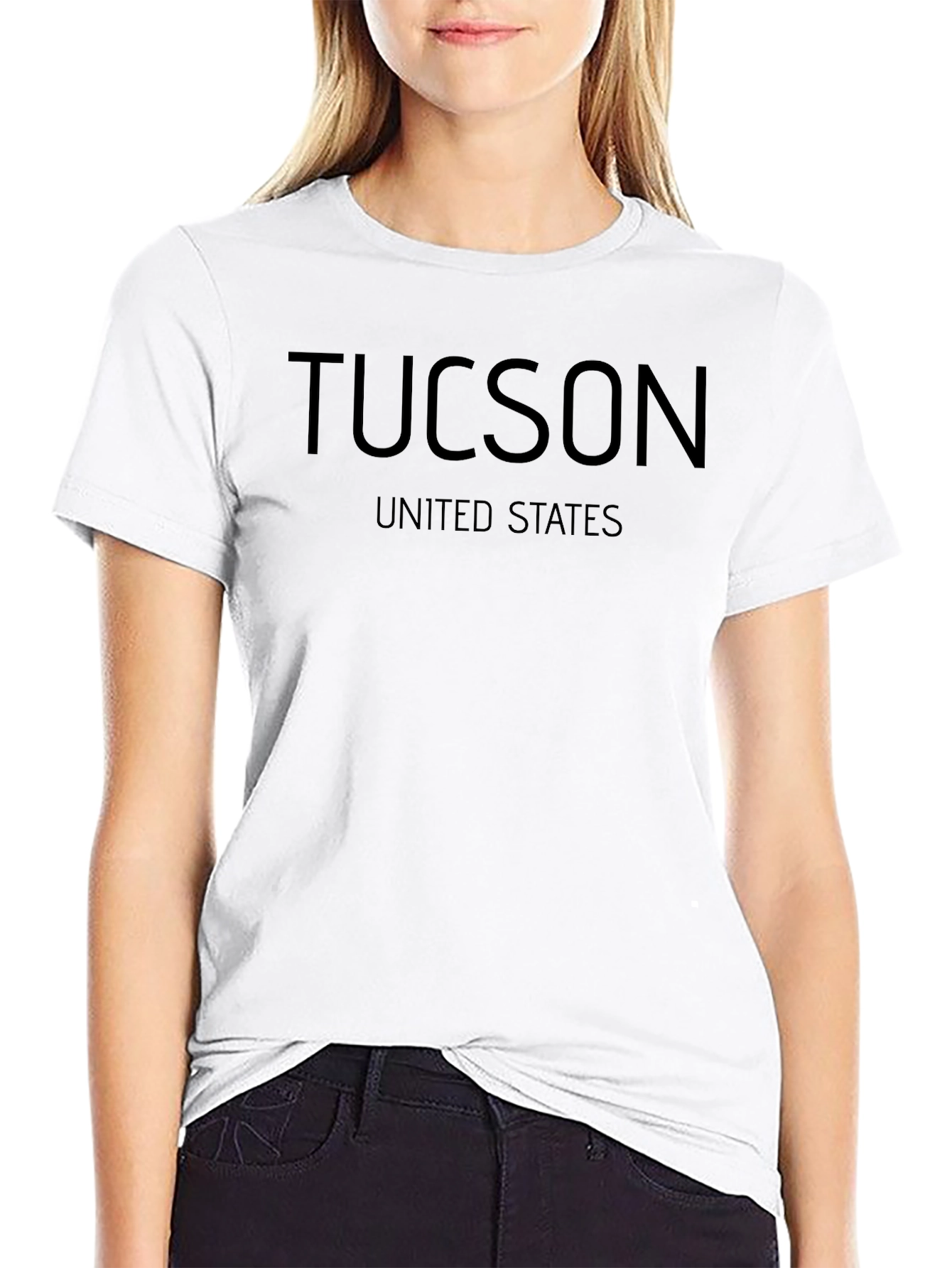 Tucson United States Black Graphic T-Shirt