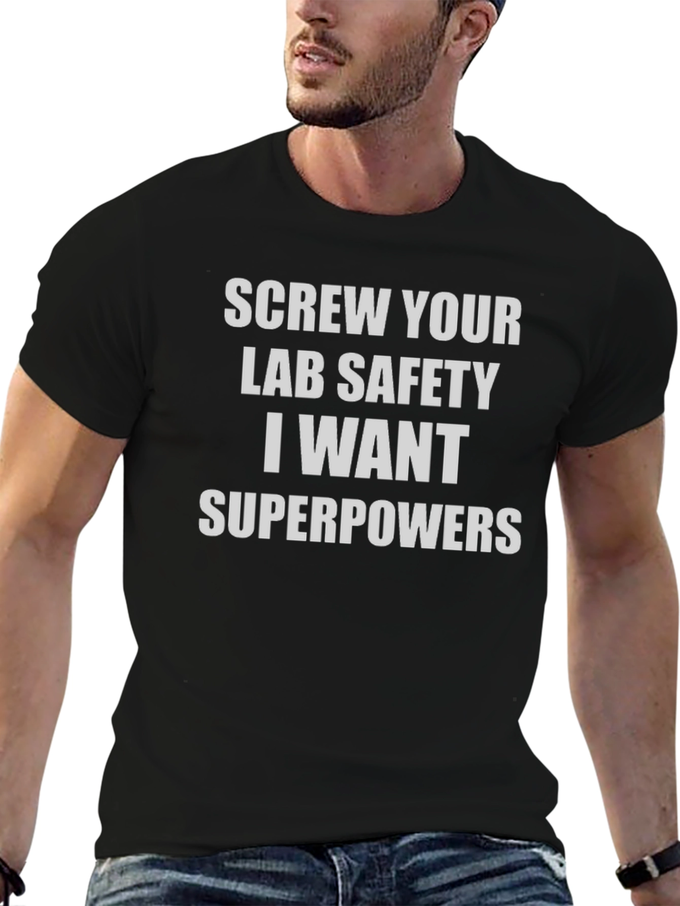 Screw Lab Safety T-Shirt - Superpowers Tee