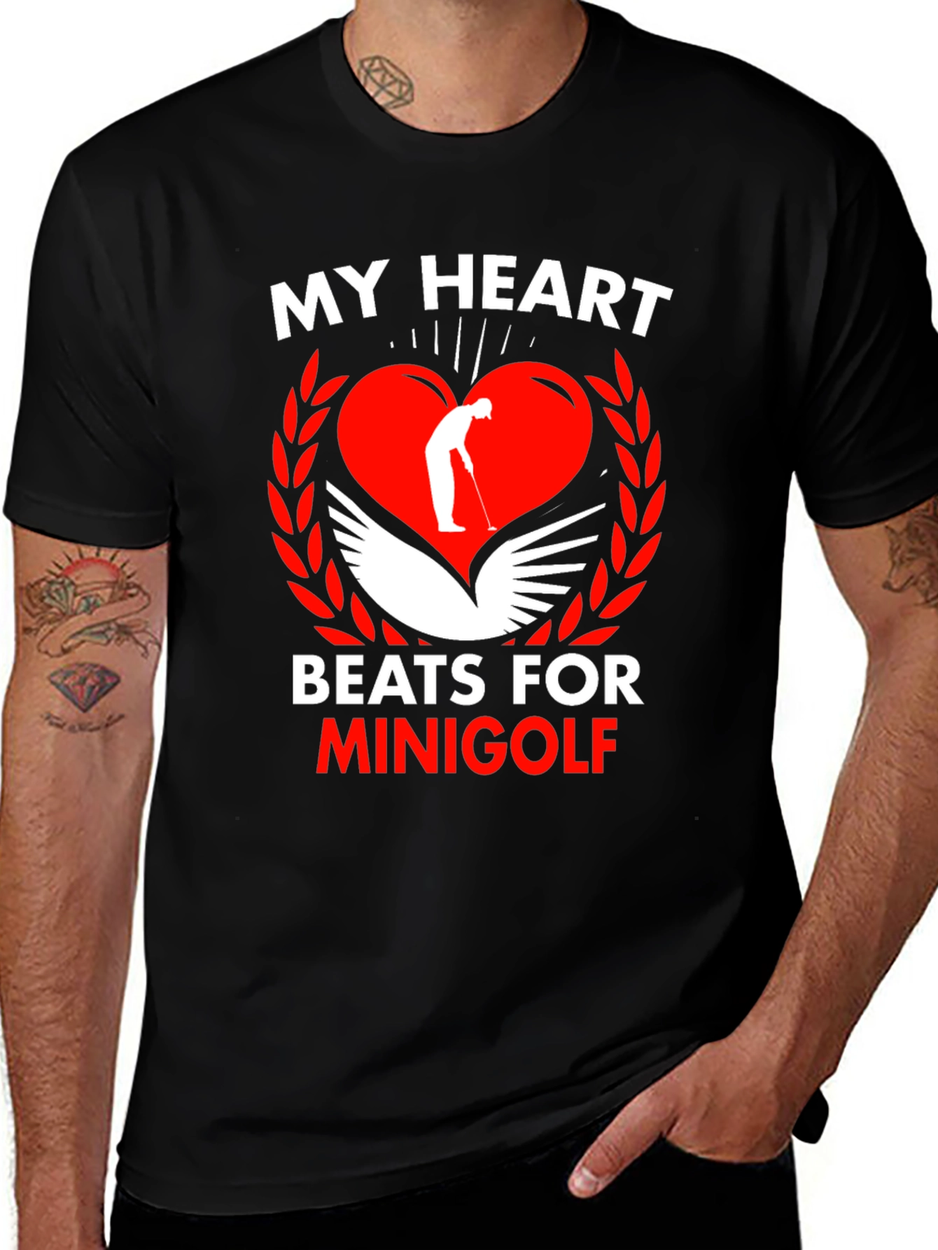 My Heart Beats for Minigolf Graphic Tee