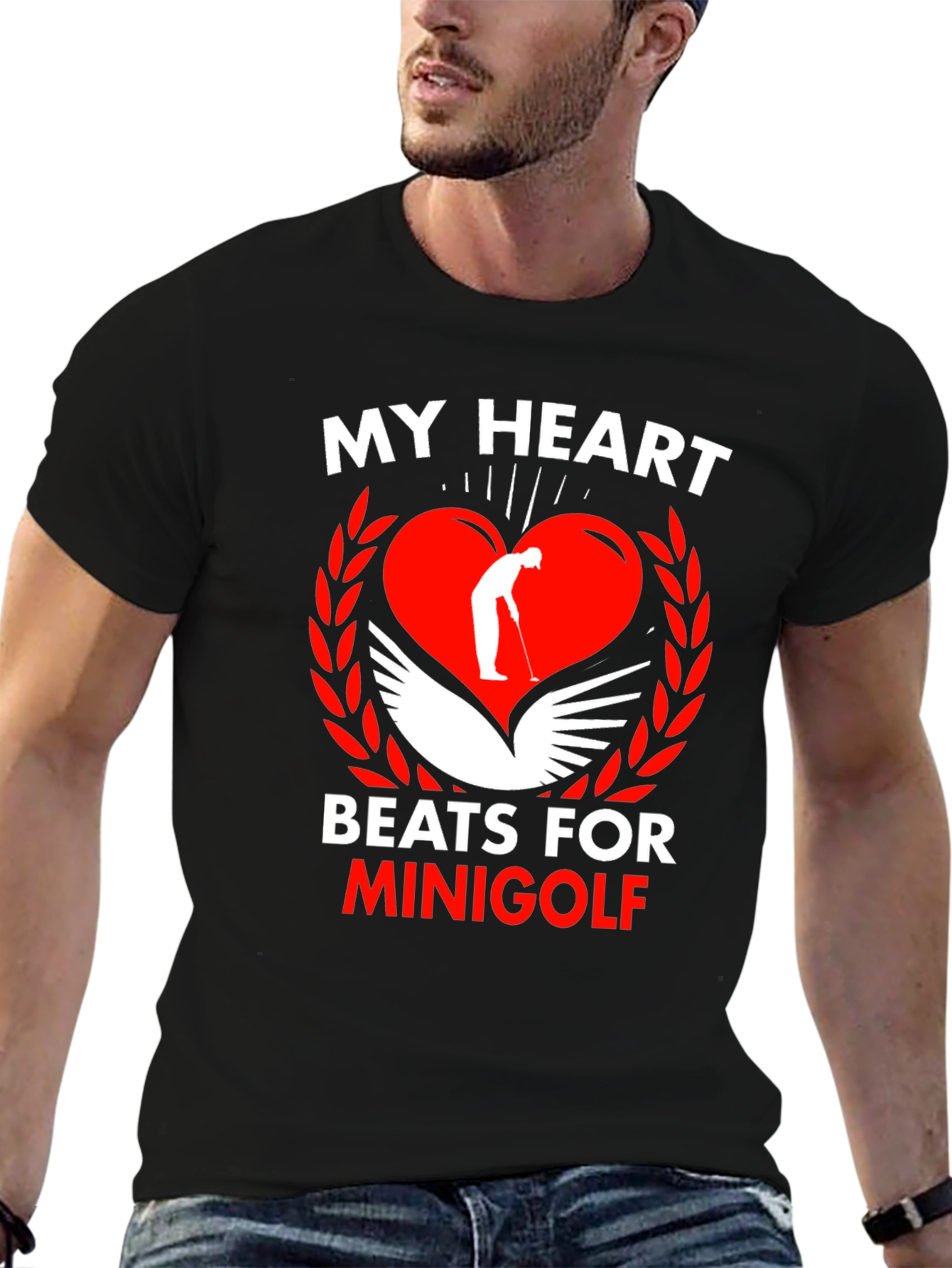 My Heart Beats for Minigolf Graphic Tee
