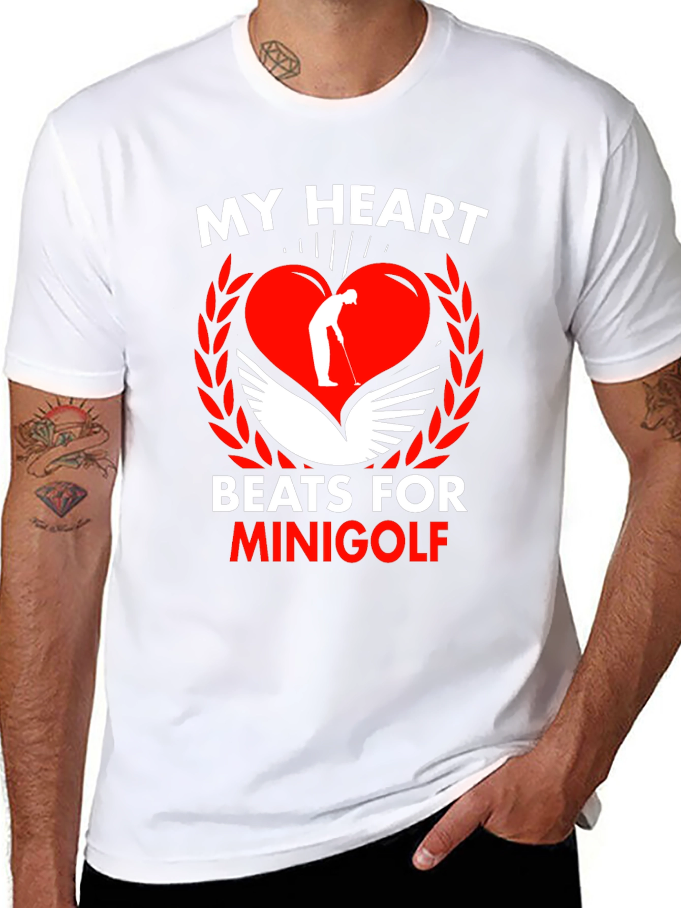 My Heart Beats for Minigolf Graphic Tee