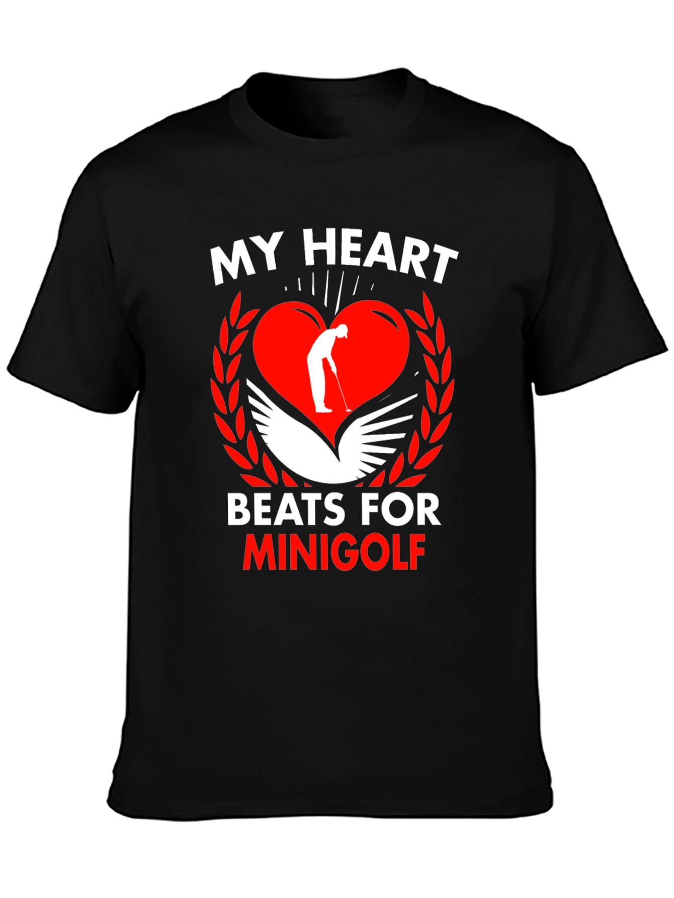 My Heart Beats for Minigolf Graphic Tee