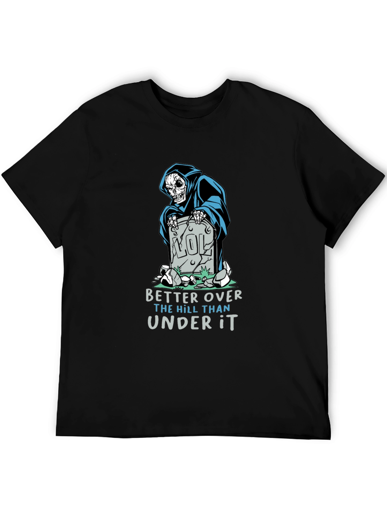 Grim Reaper LOL Graphic T-Shirt