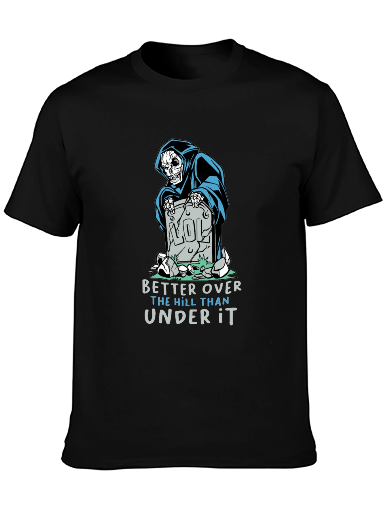 Grim Reaper LOL Graphic T-Shirt