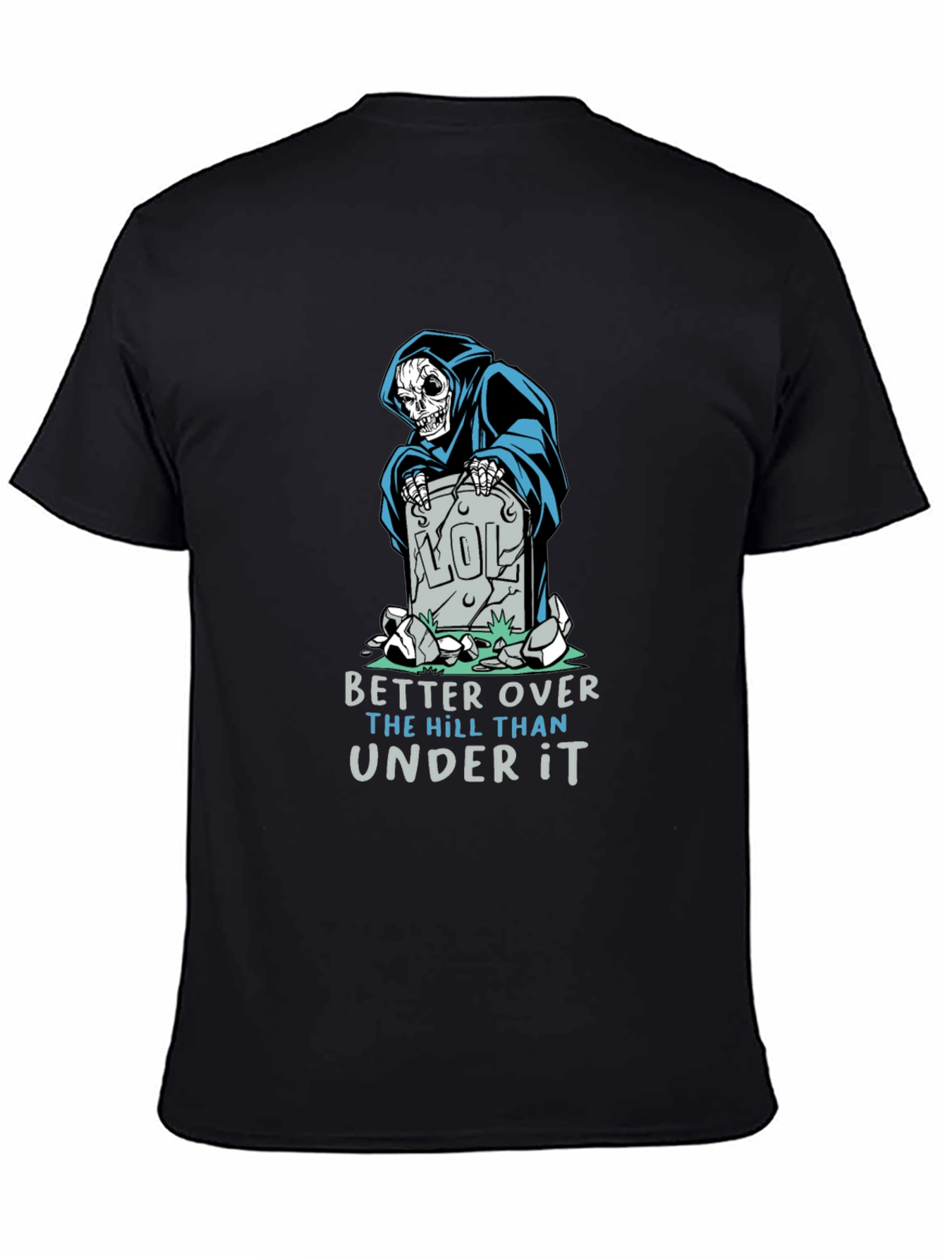 Grim Reaper LOL Graphic T-Shirt