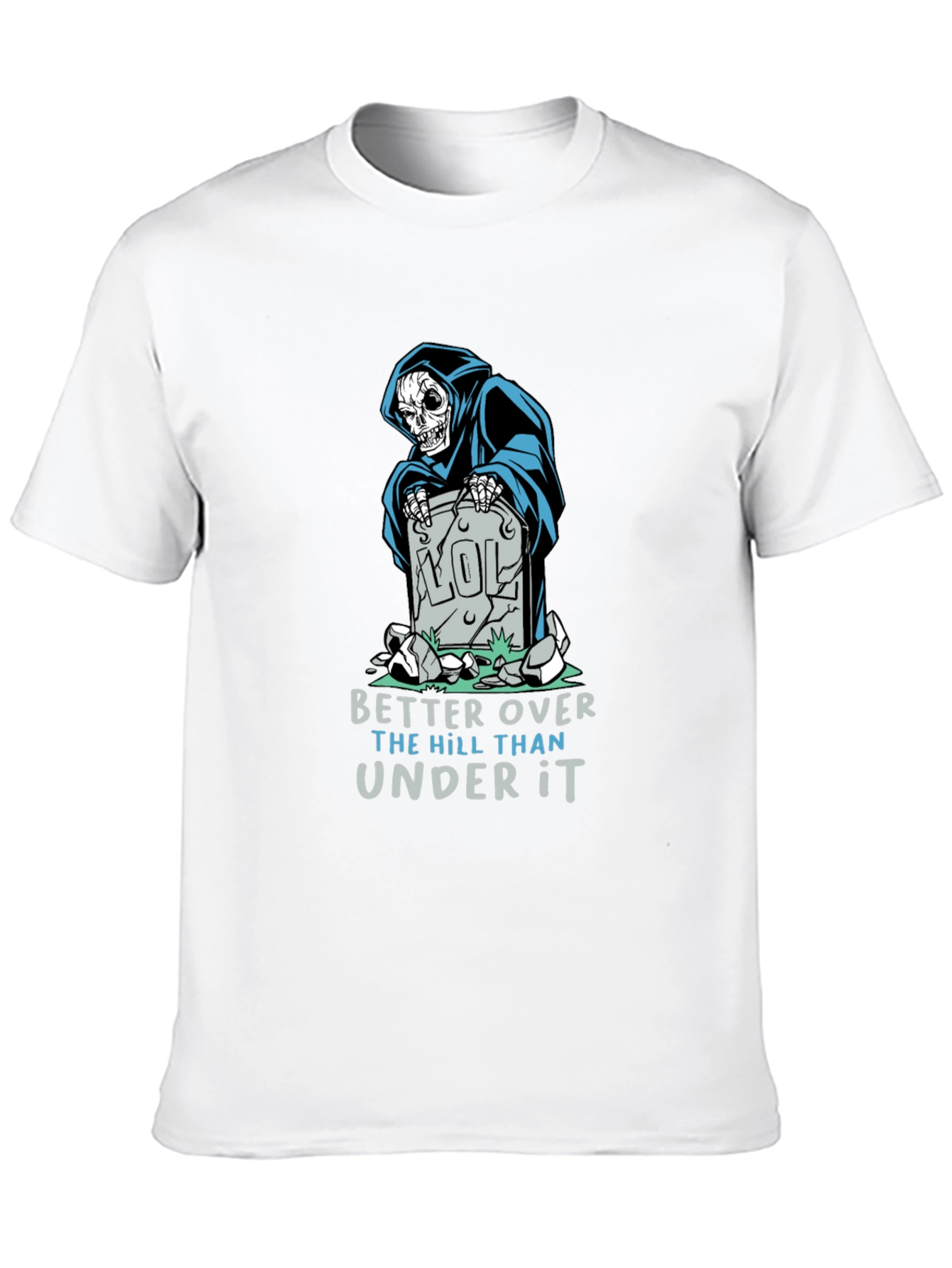 Grim Reaper LOL Graphic T-Shirt