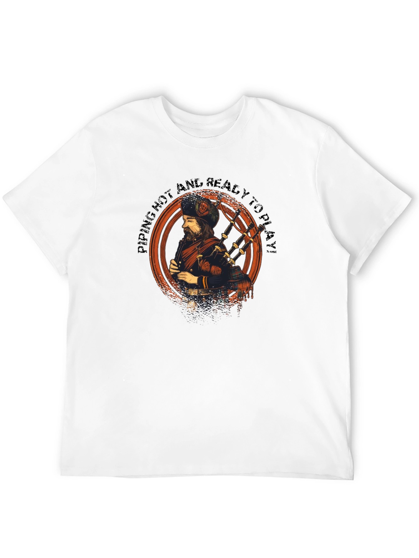 Piping Hot Bagpiper T-Shirt - Play Ready!