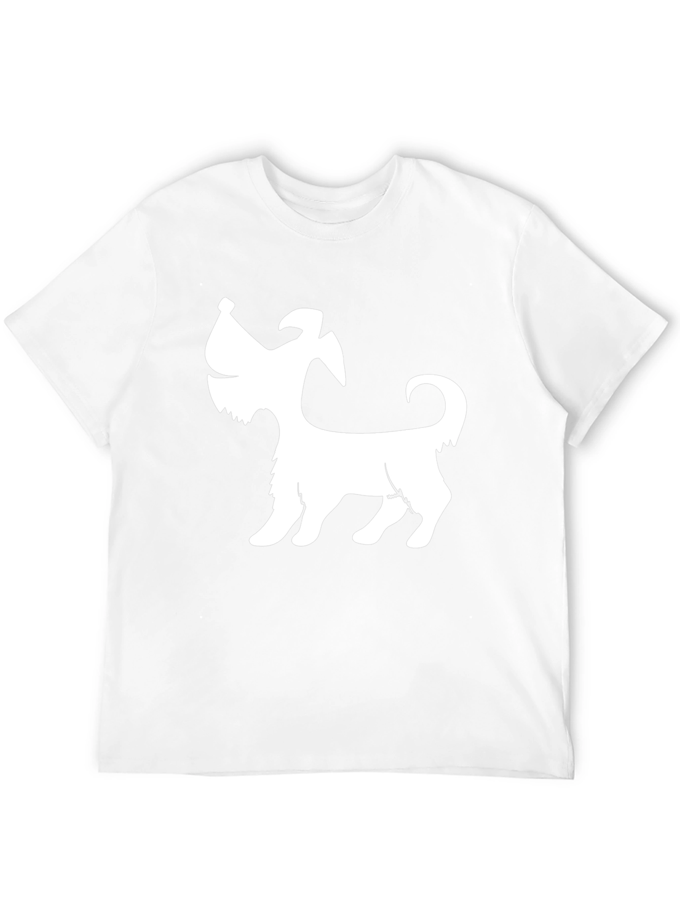 Dog Silhouette Black T-Shirt