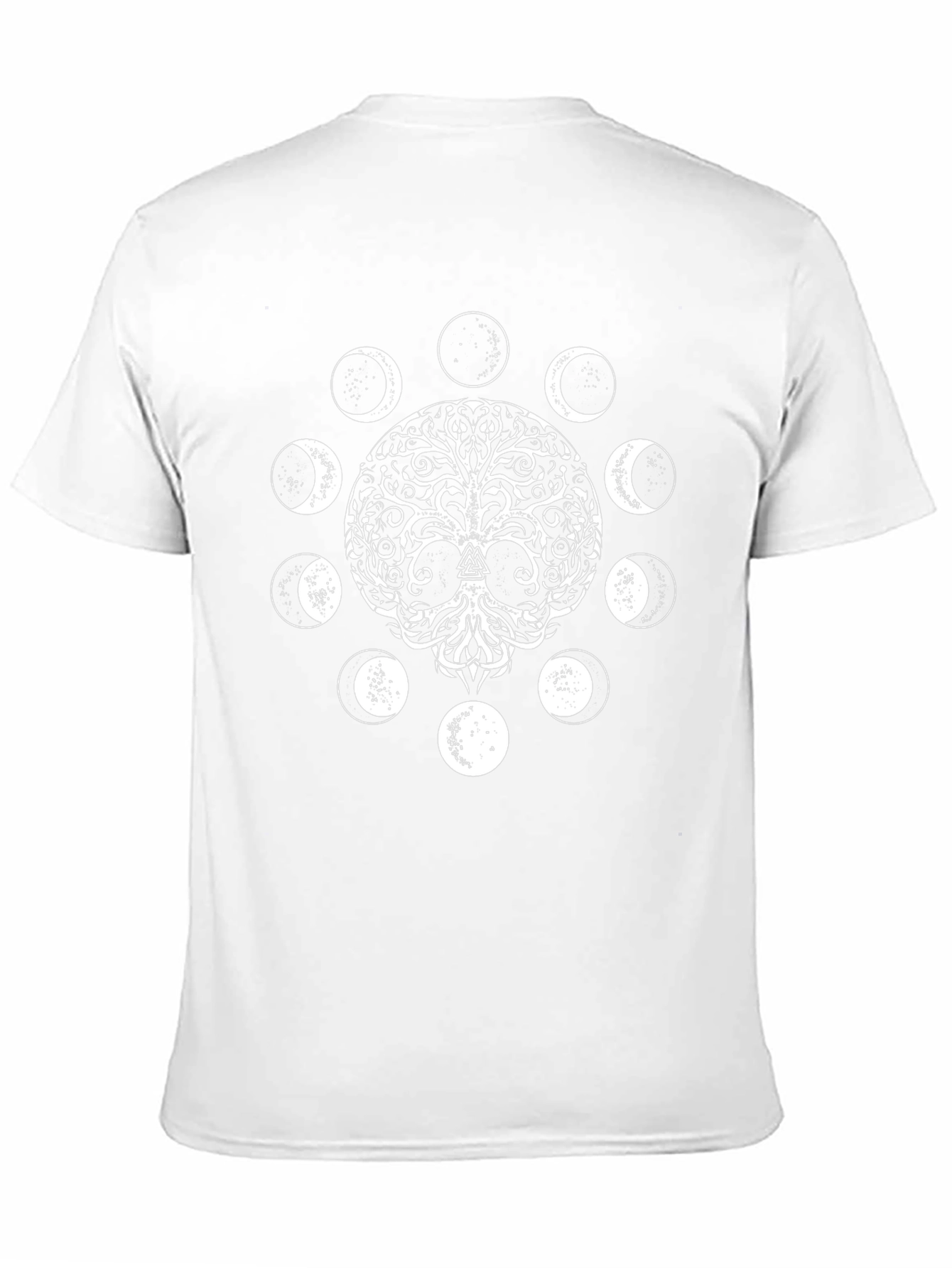 Yggdrasil Tree of Life Moon Phases Graphic Tee