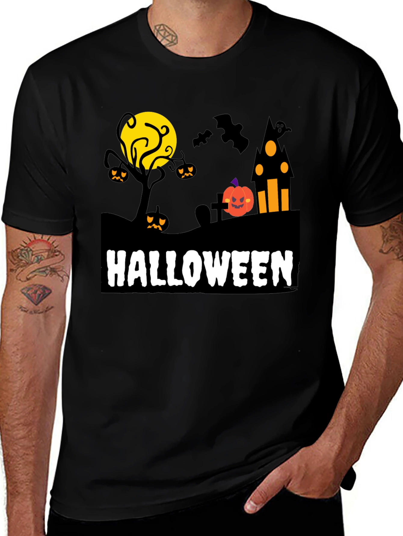 Halloween Themed Graphic Tee