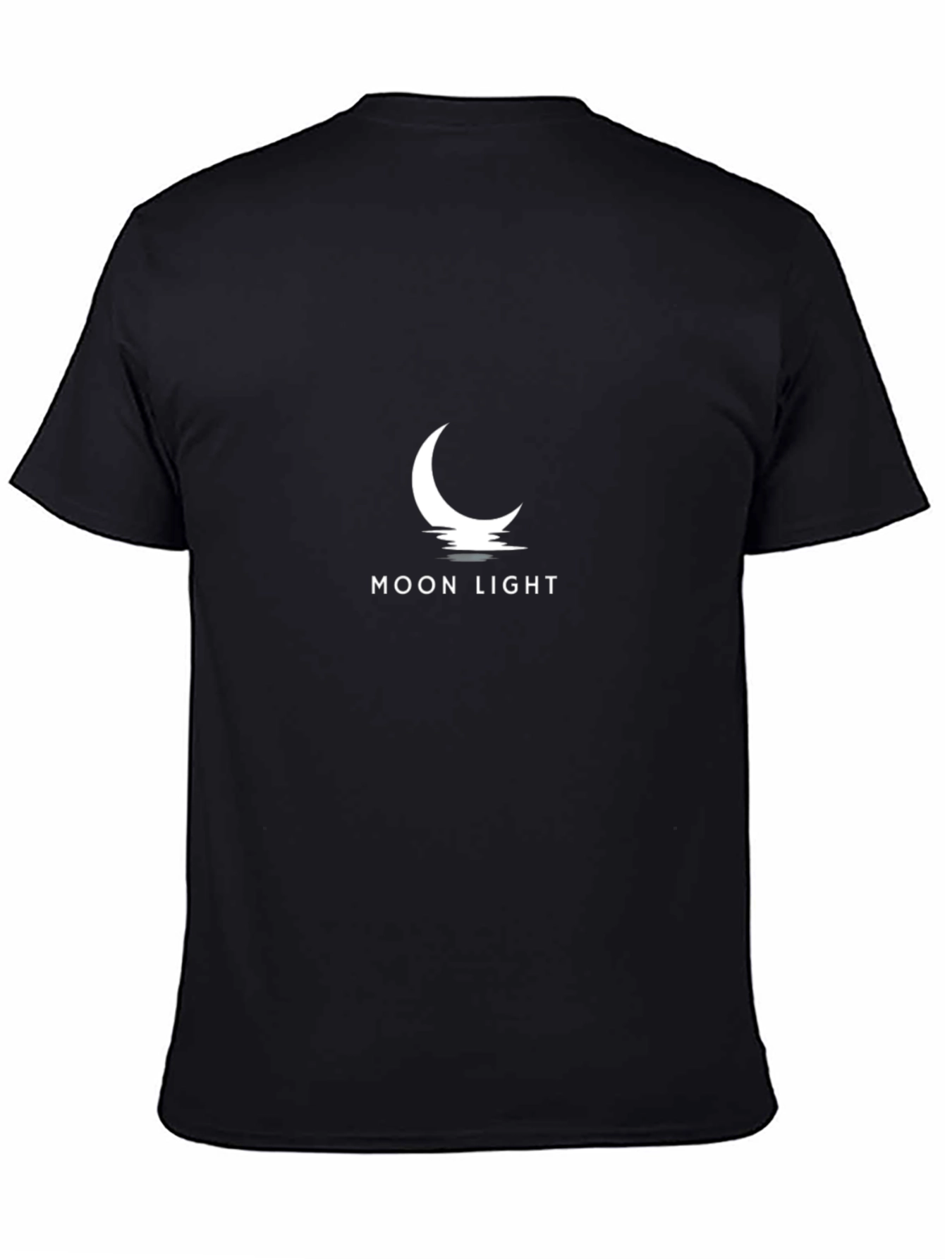 Moonlight Graphic Tee - Stylish Black Cotton T-Shirt