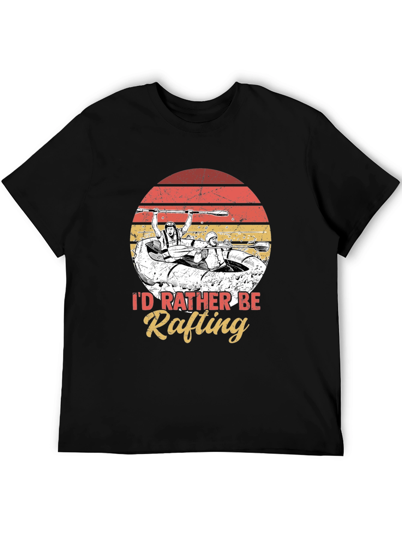 Id Rather Be Rafting Graphic Tee