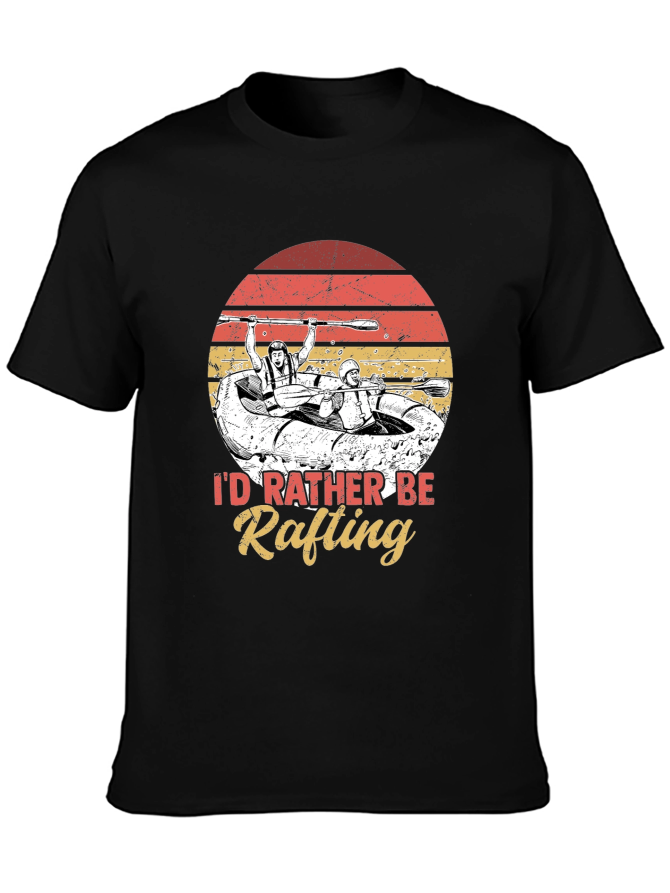 Id Rather Be Rafting Graphic Tee