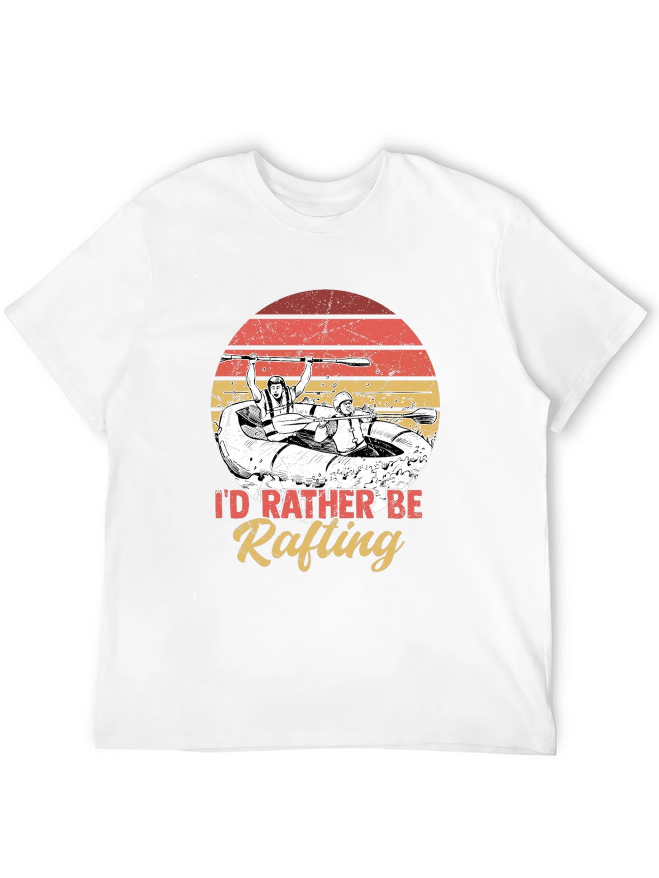 Id Rather Be Rafting Graphic Tee