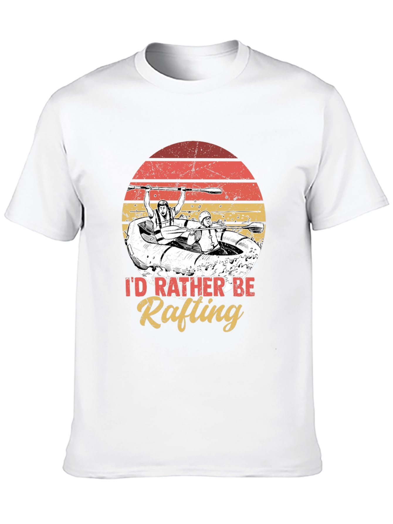 Id Rather Be Rafting Graphic Tee