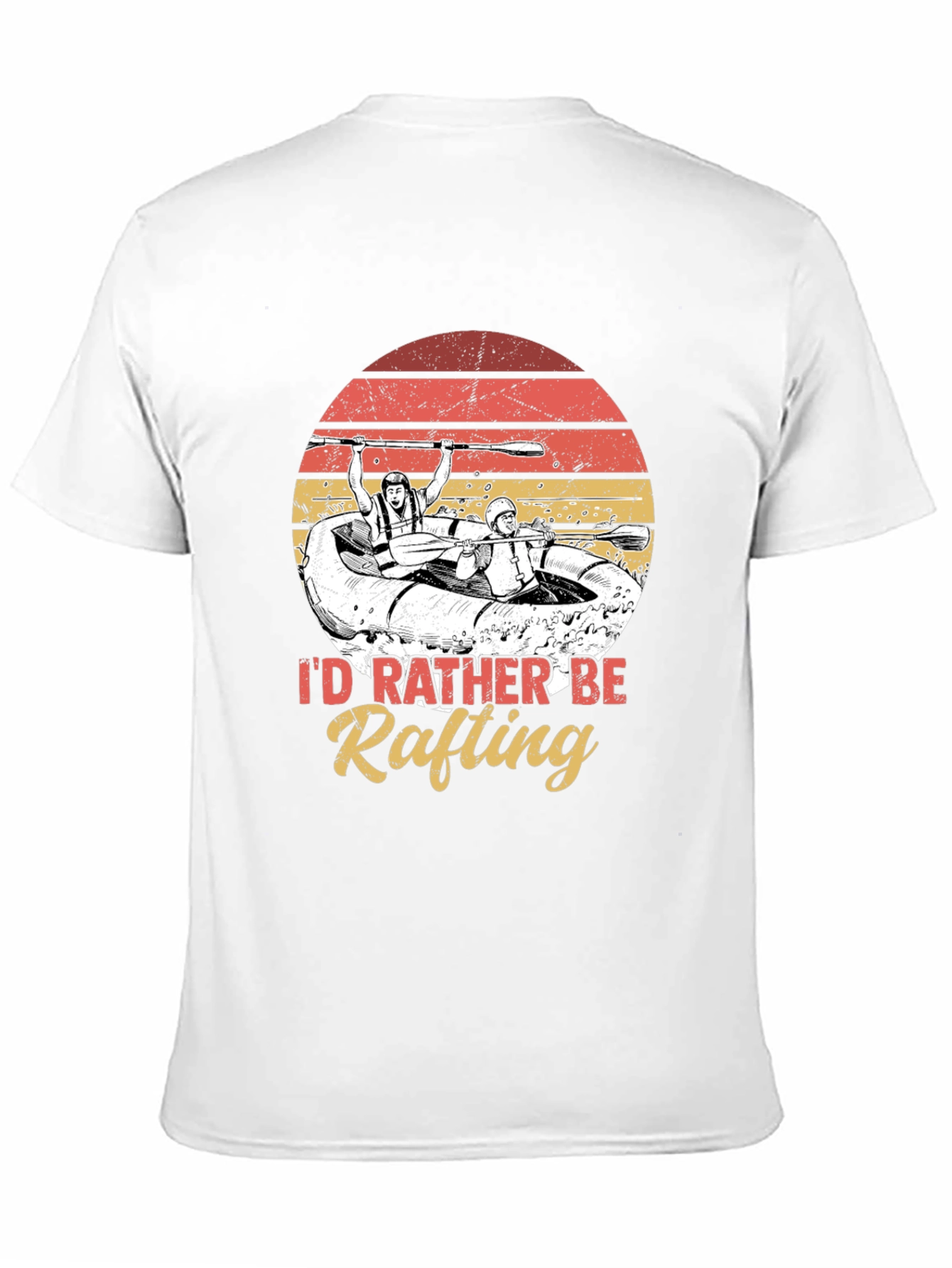 Id Rather Be Rafting Graphic Tee